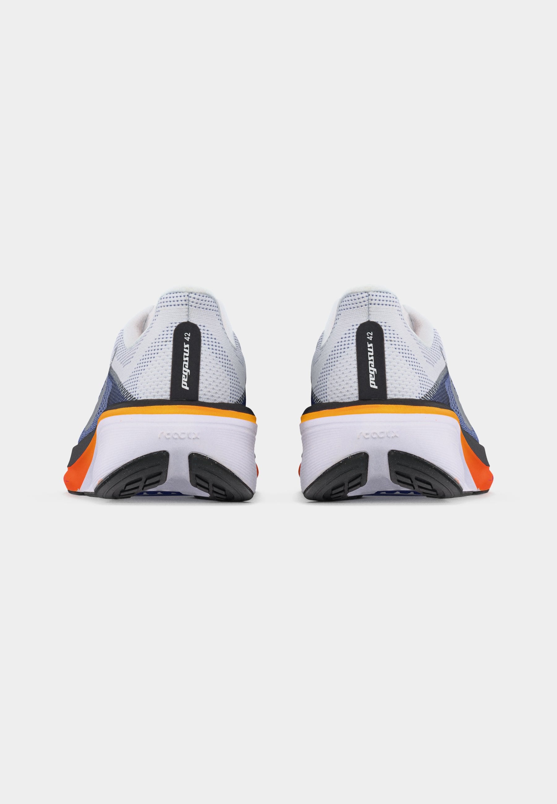 AIR ZOOM PEGASUS - Yol koşu ayakkabısı - beyaz/metalik gümüş rengi/lapis/total turuncu/lazer turuncu/kirli siyah