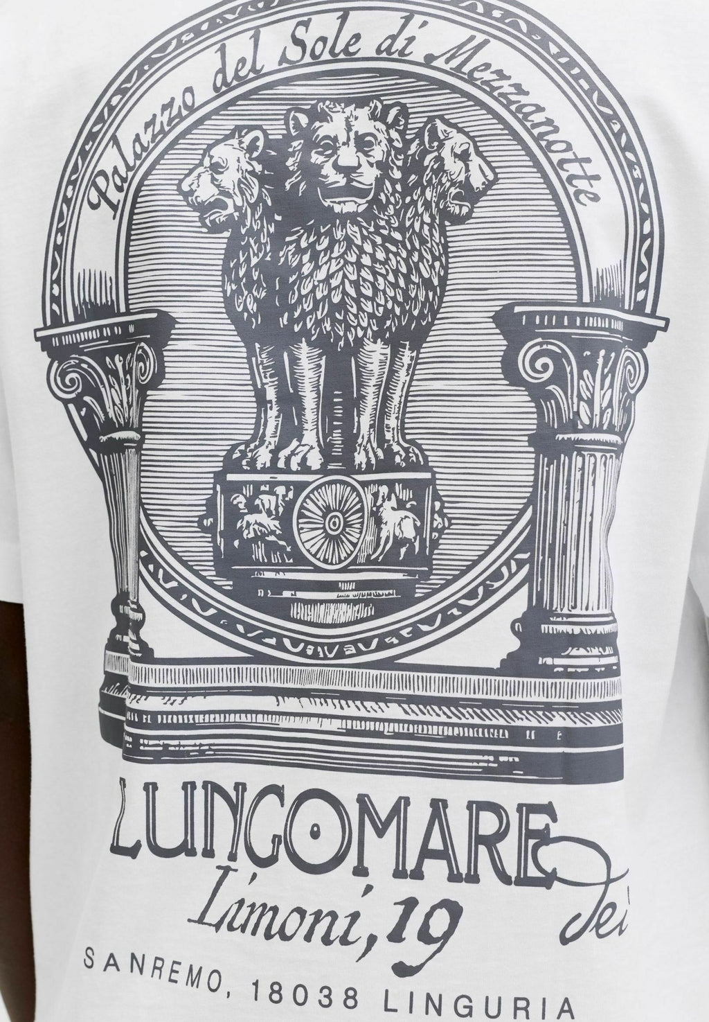 T- - Print T-shirt - bright white