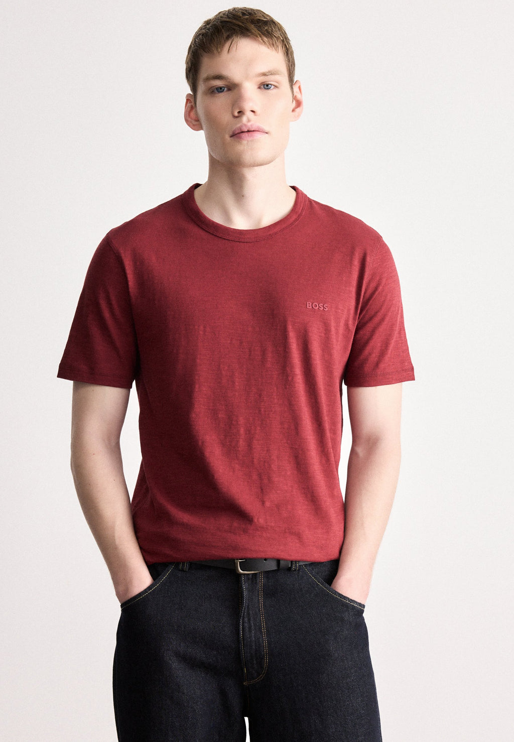 TEGOOD - Basic T-shirt - dark red