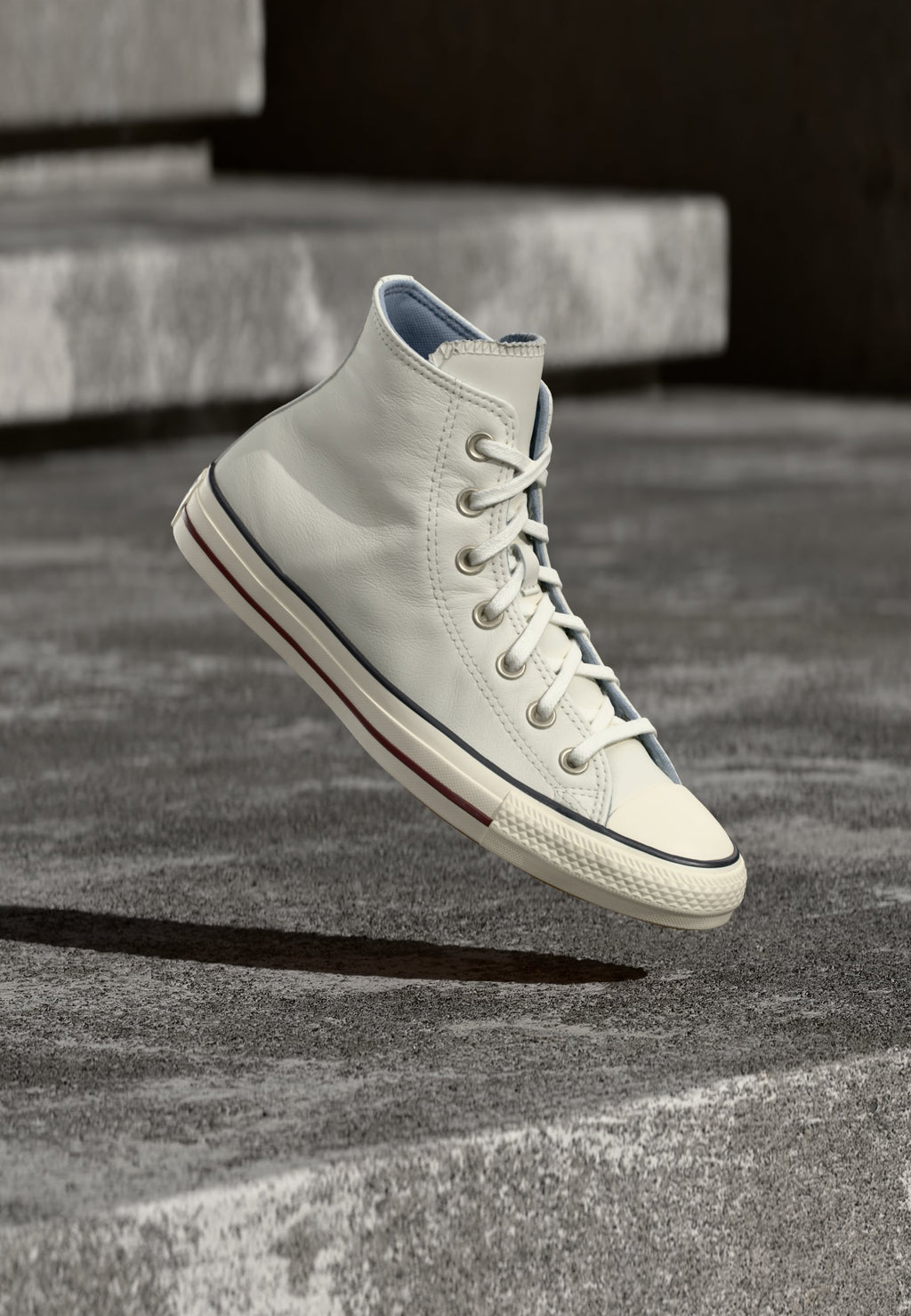CHUCK TAYLOR ALL STAR - High-top trainers - vintage white/deep bordeaux/obsidian