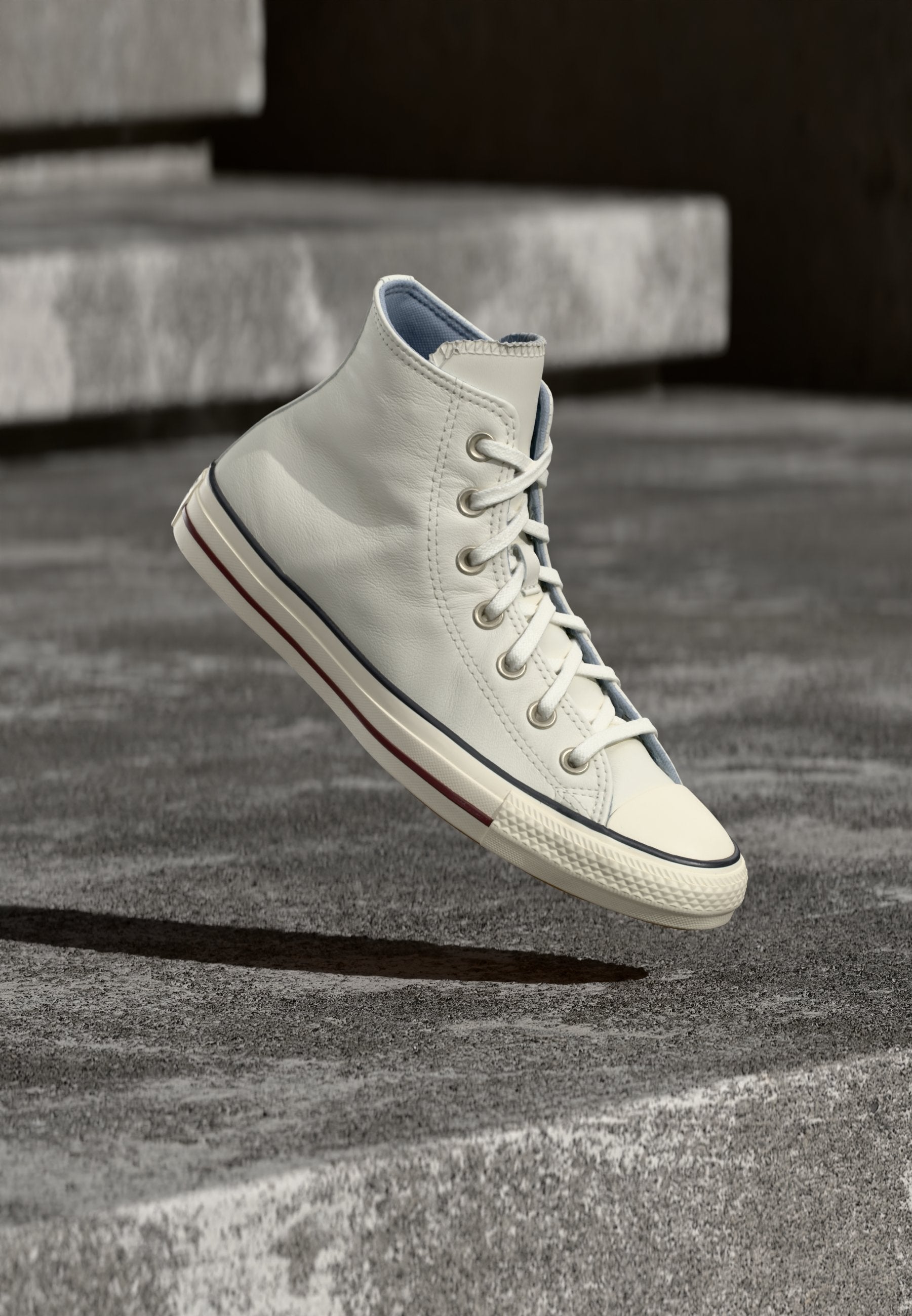 CHUCK TAYLOR ALL STAR - High-top trainers - vintage white/deep bordeaux/obsidian