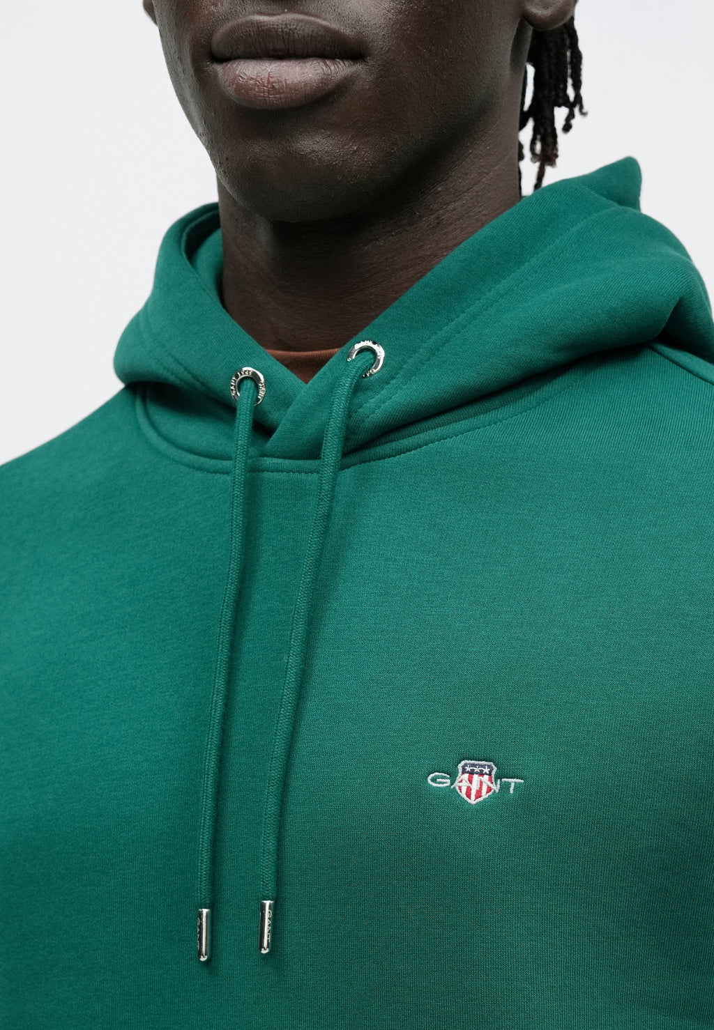 Hoodie - deep forest green
