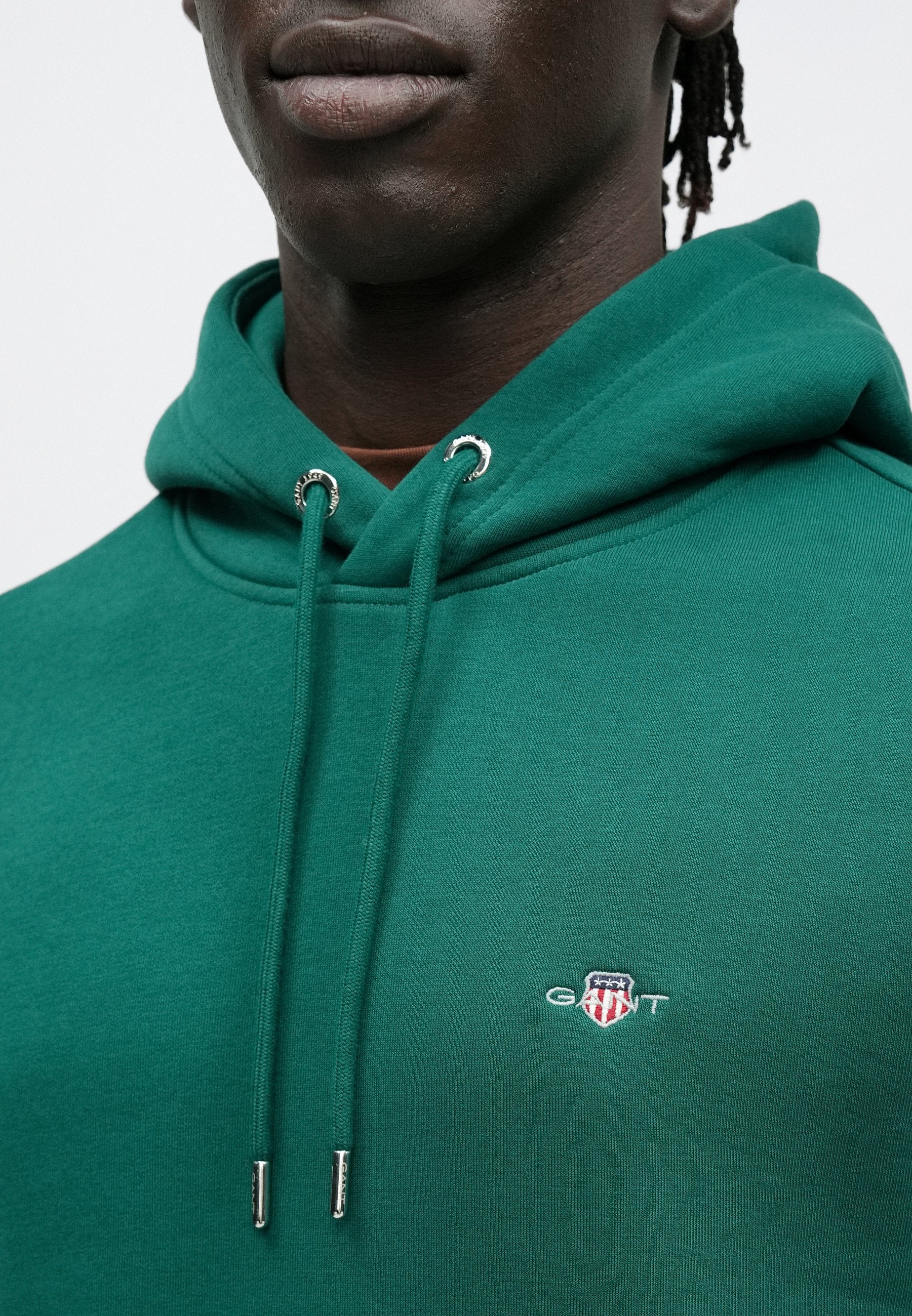 Hoodie - deep forest green