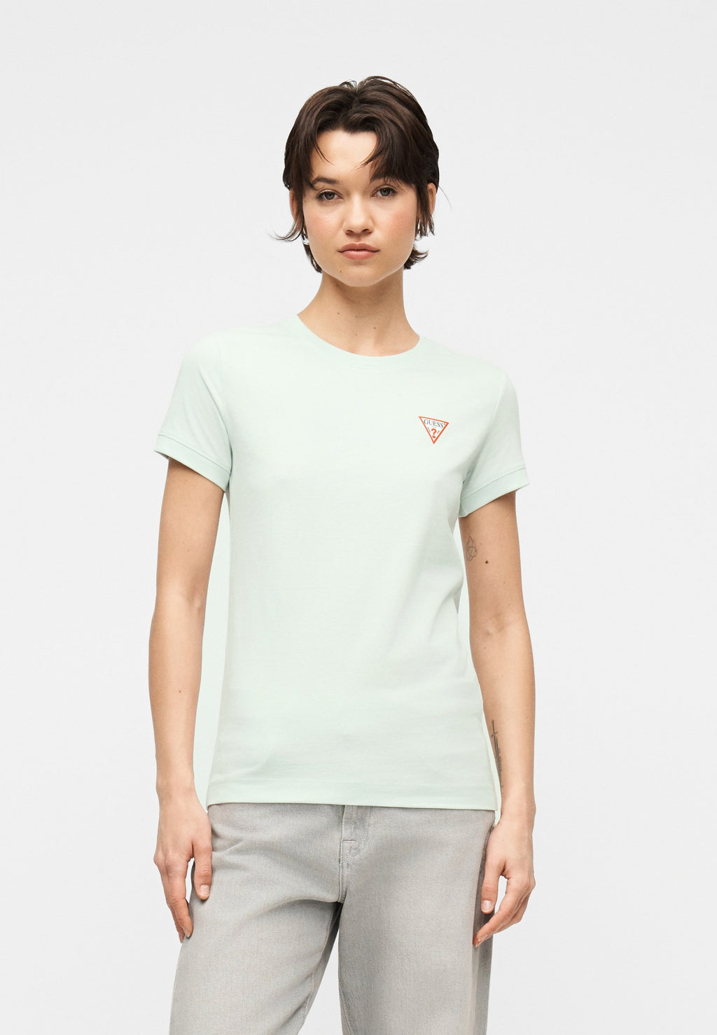 MINI TRIANGLE TEE - Basic T-shirt - misty teal