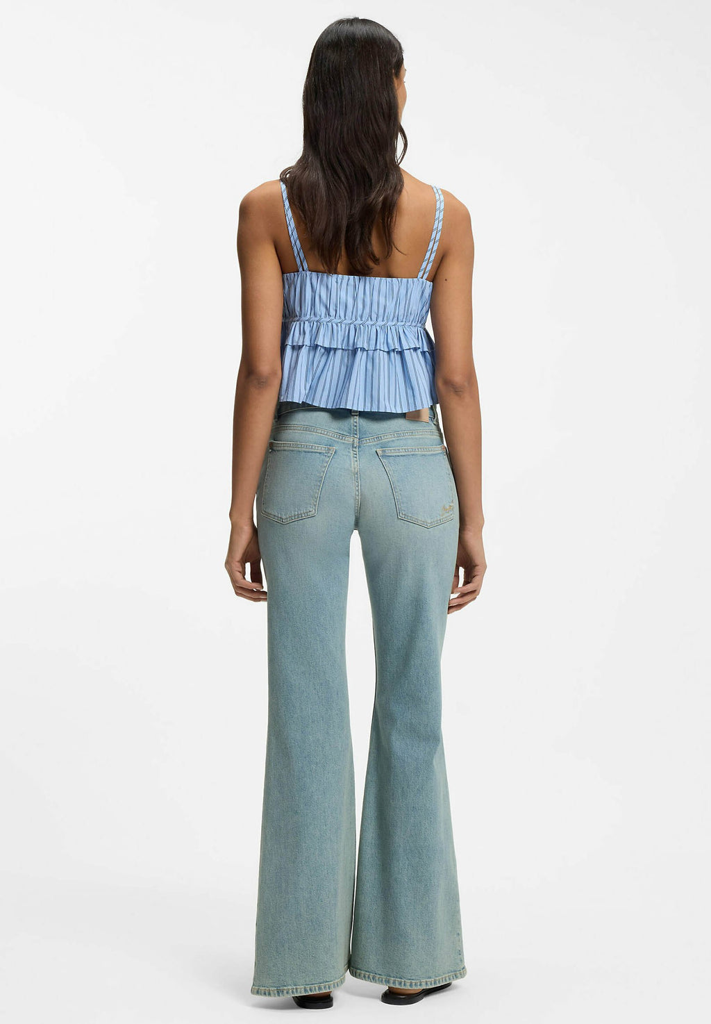 BOSS C_SOFT BOOTCUT 2.0 - Bootcut jeans - blue
