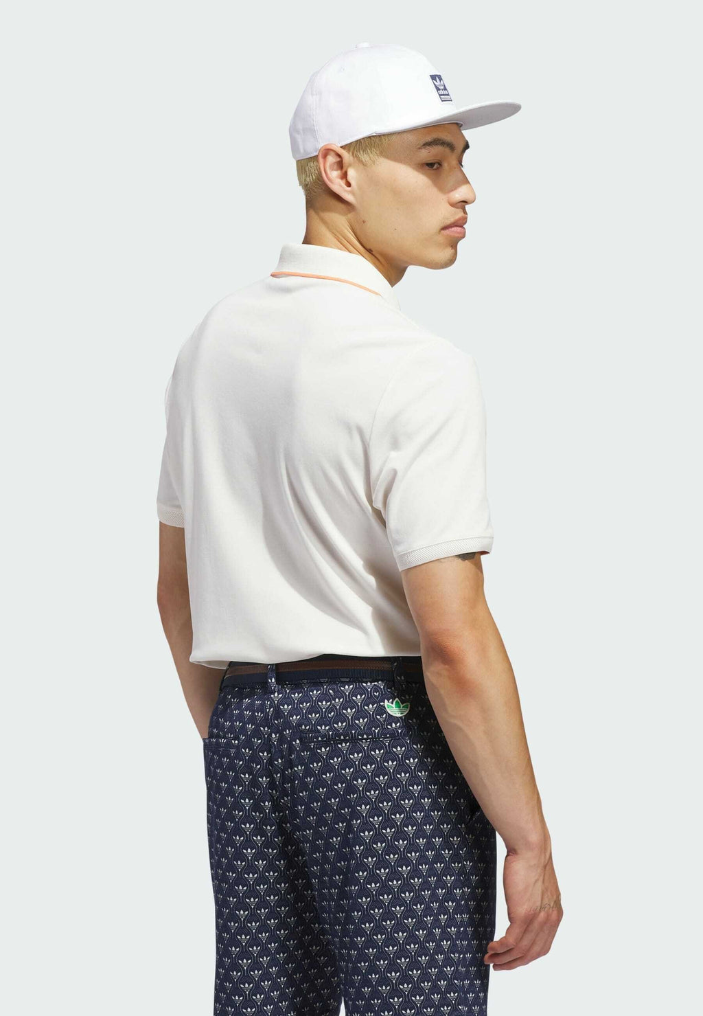 F SOLID POLO LC - Polo shirt - chalk white   dusky orange