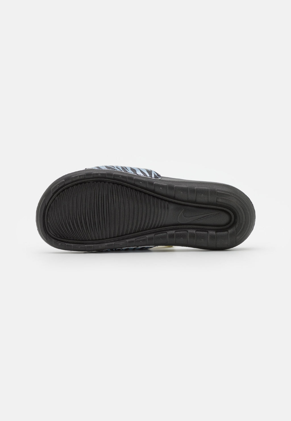 VICTORI ONE SLIDE PRINT - Mules - black/metallic silver