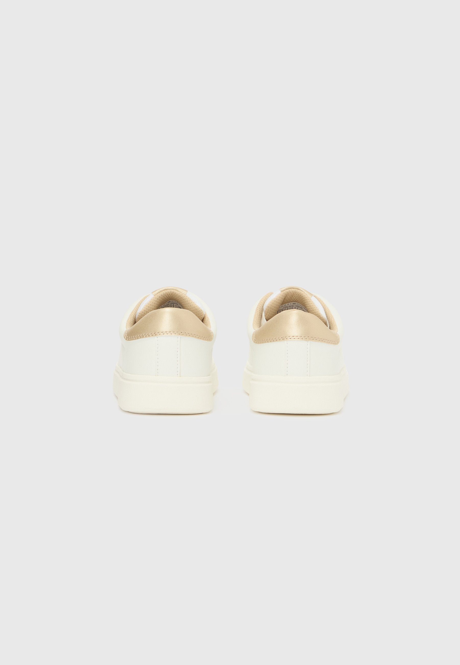 COOPER UNISEX - Trainers - white/gold-coloured