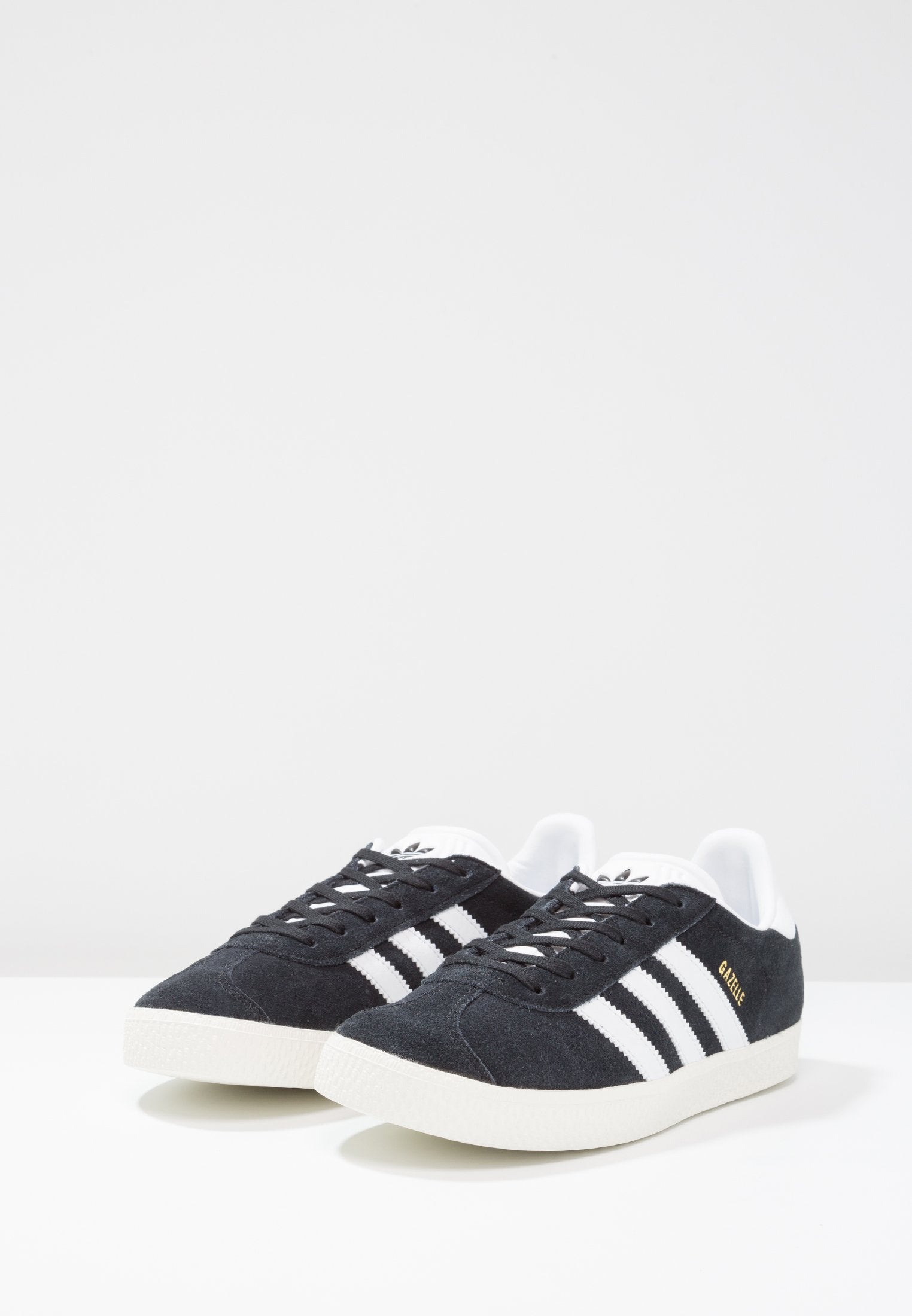 GAZELLE UNISEX - Trainers - core black/white/gold metallic