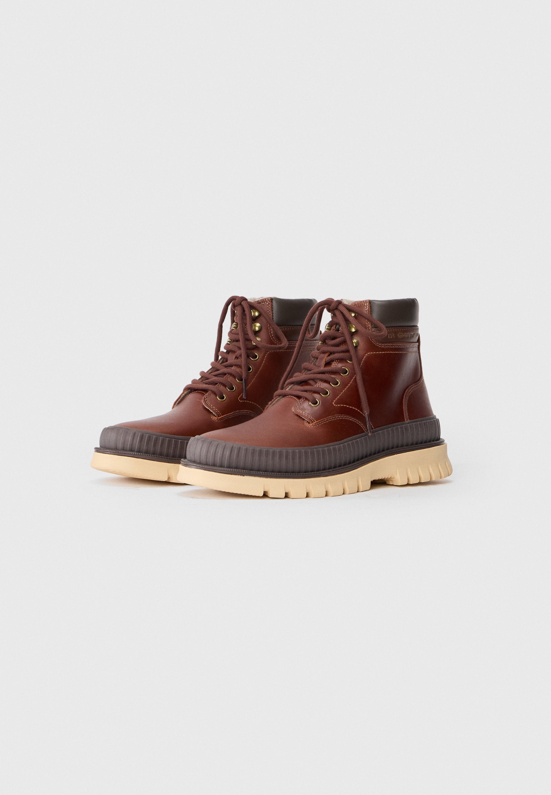 NEBRADA - Winter boots - cognac