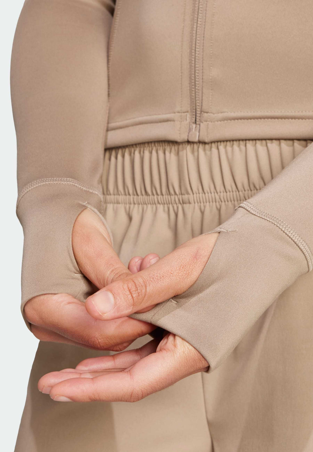 Training jacket - chalky brown