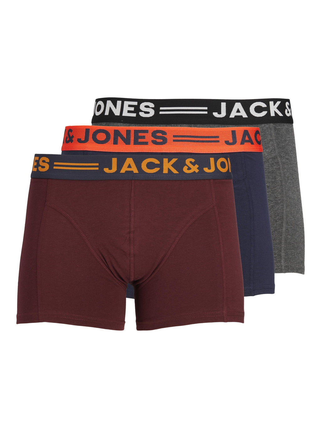 JACLICHFIELD 3 PACK  - Trunks - burgundy