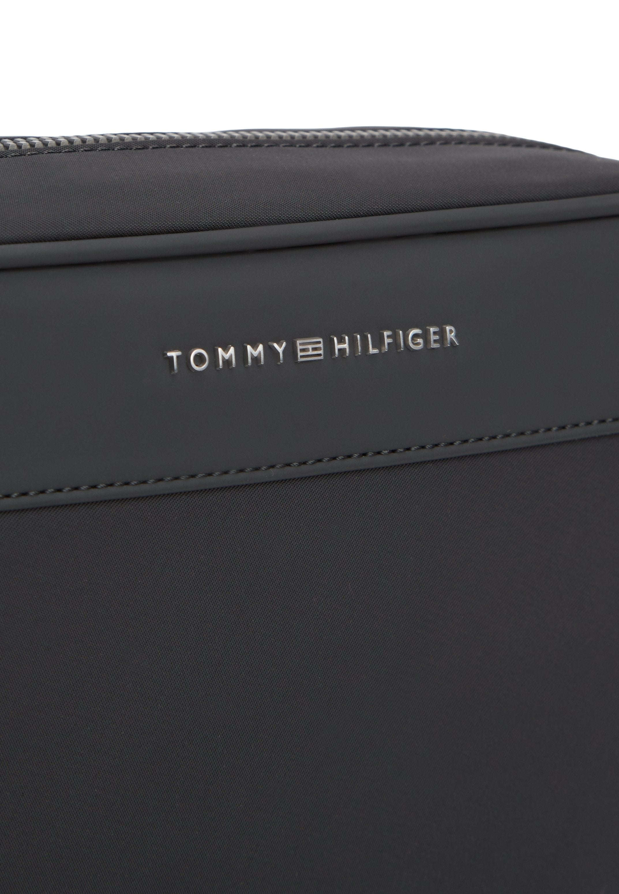 LOGO SIDE HANDLE WASHBAG - Wash bag - black