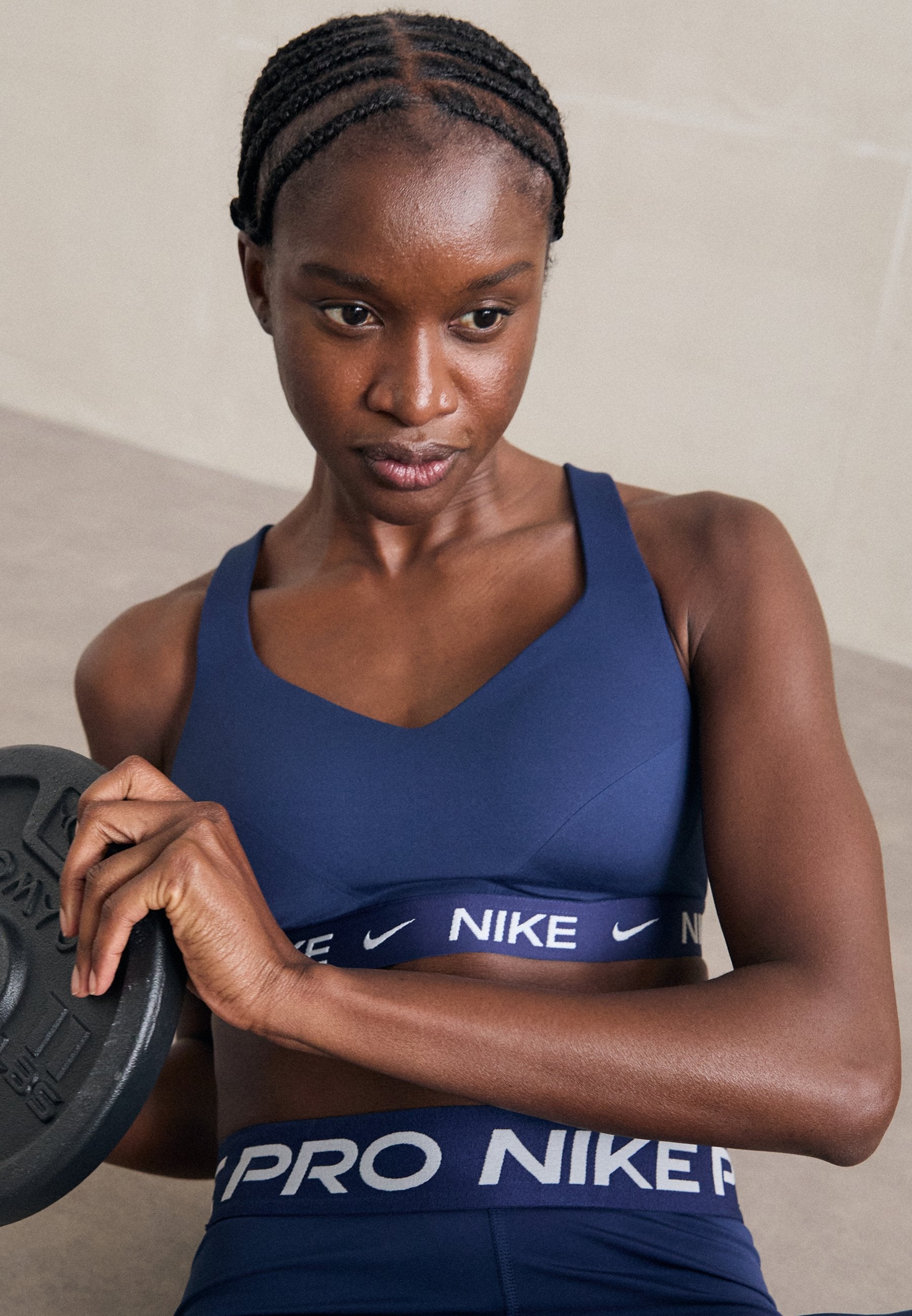 INDY - Medium support sports bra - midnight navy