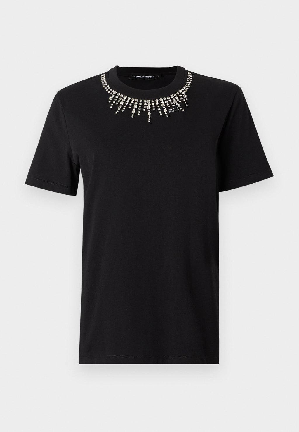 EMBELLISHMENT - Print T-shirt - black
