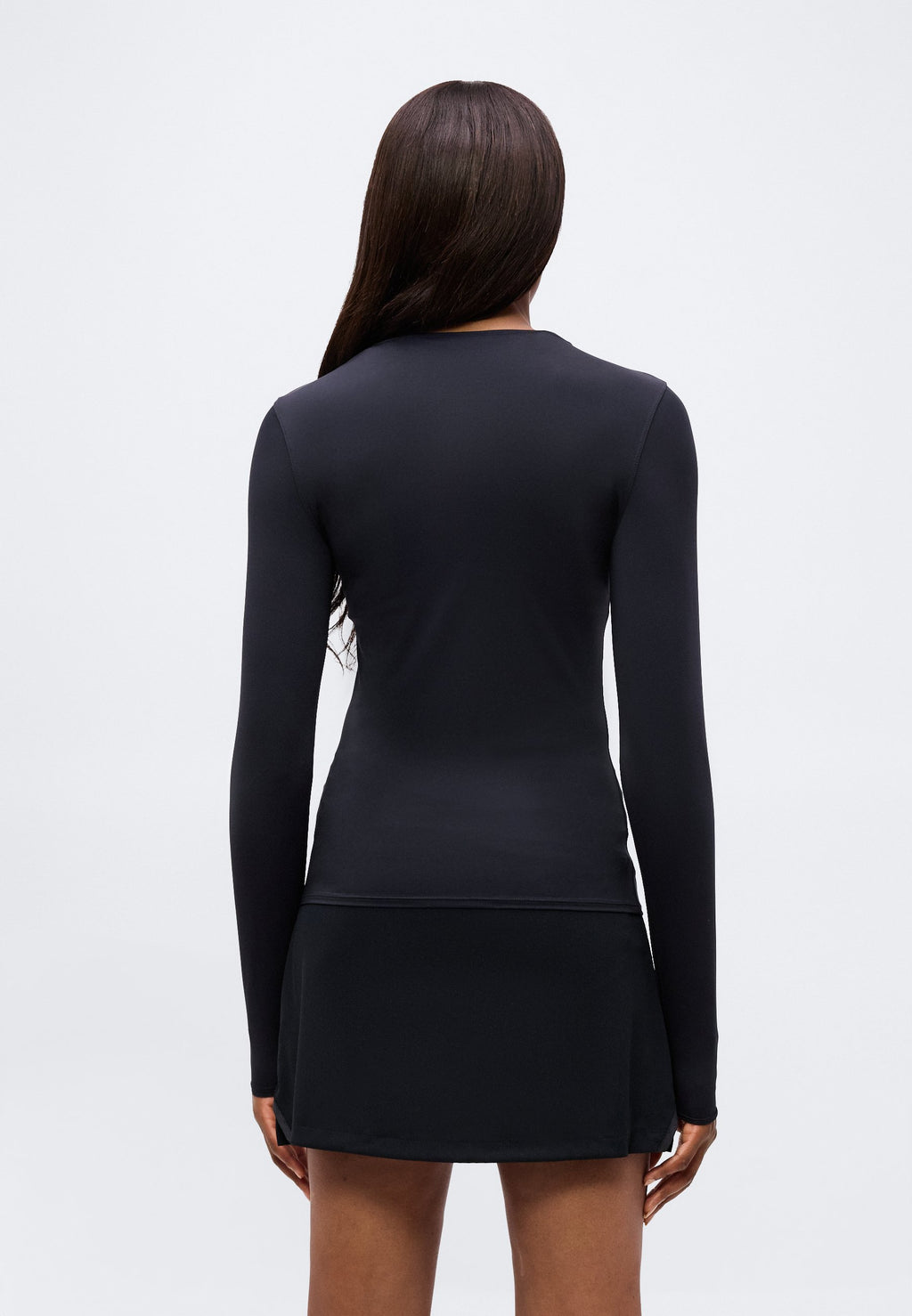 GOLFCLUB LONGSLEEVE - Long sleeved top - black/white