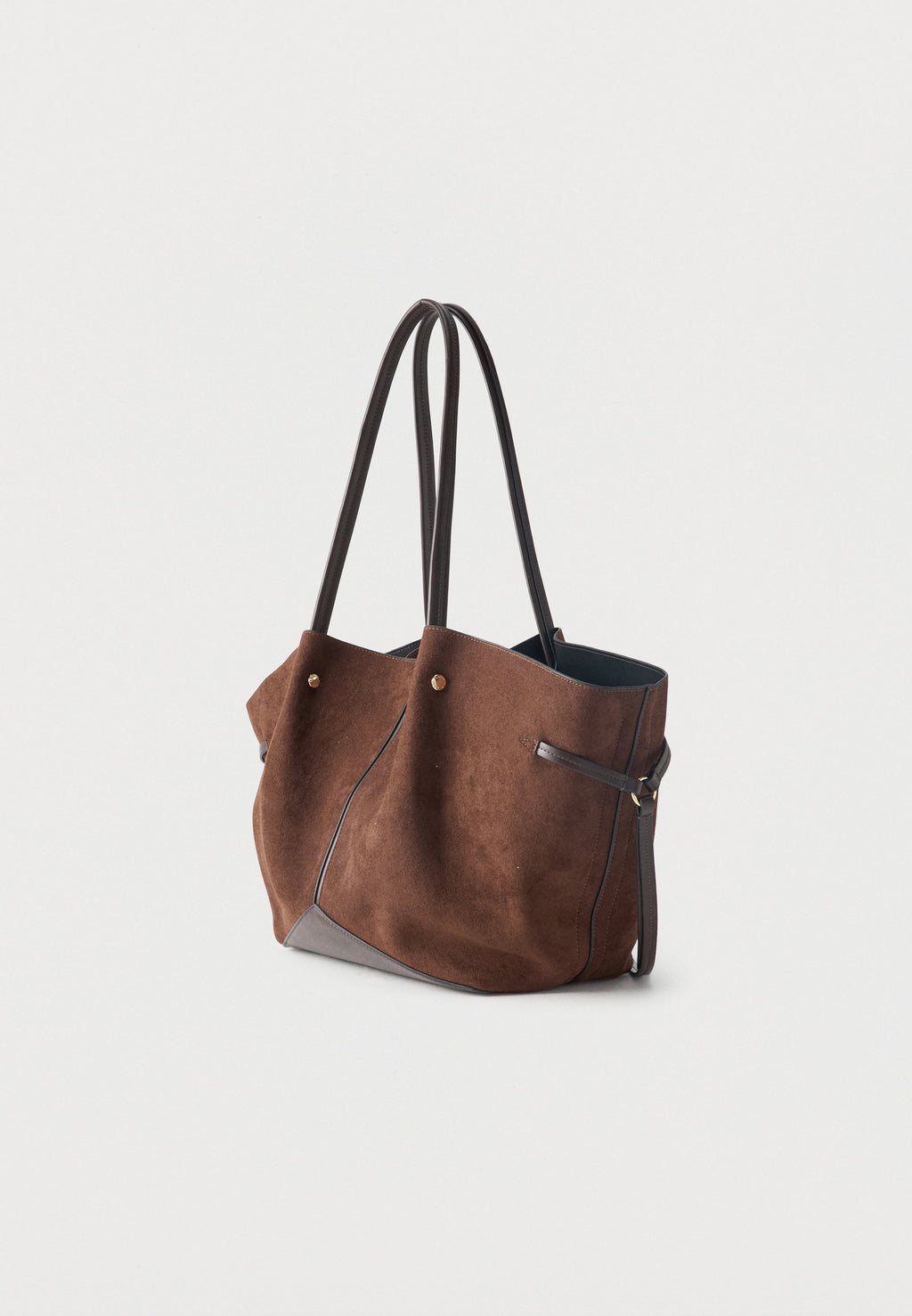 EXCLUSIVE PIERCED TOTE - Tote bag - tobacco