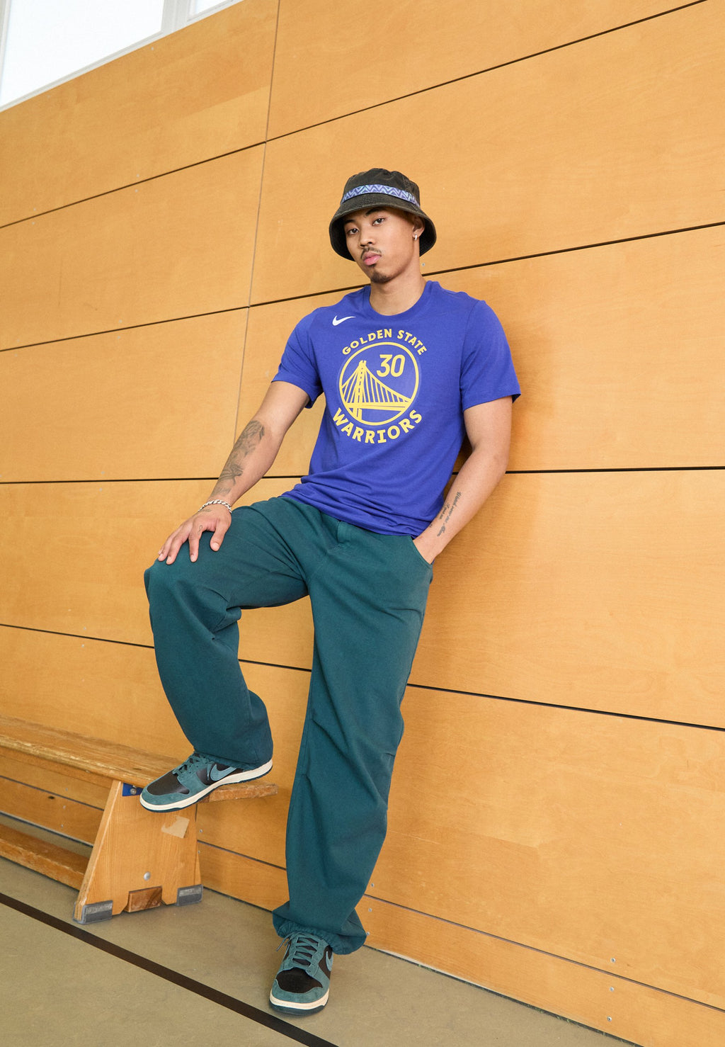 NBA GOLDEN STATE WARRIORS STEPH CURRY NAME AND NUMBER TEE - Print T-shirt - rush blue/curry stephen