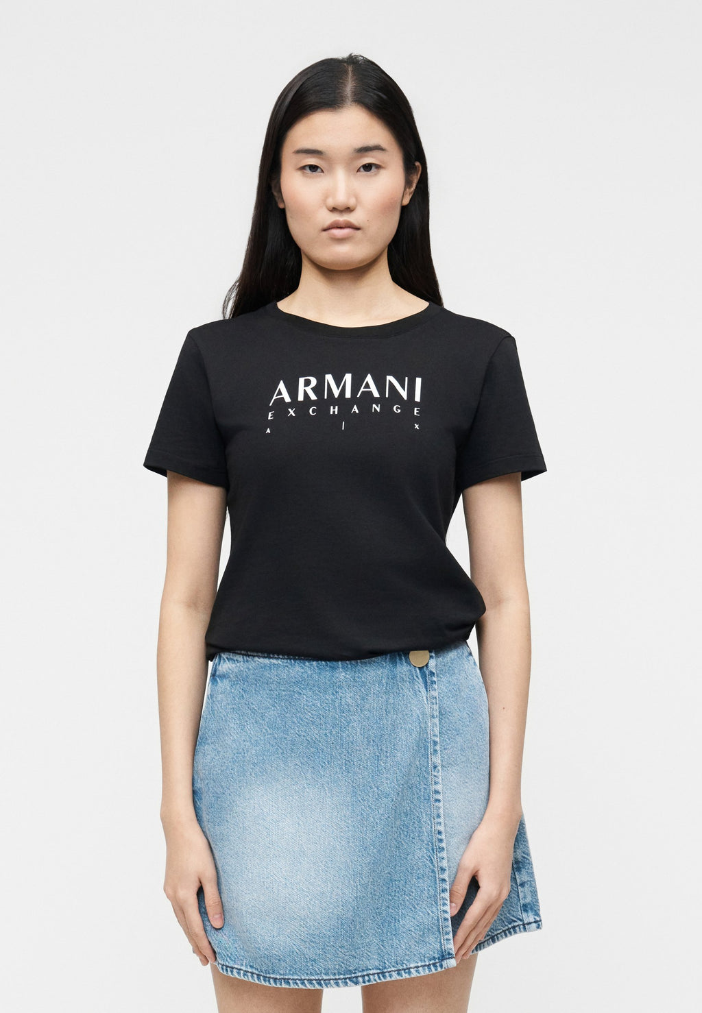 Print T-shirt - black