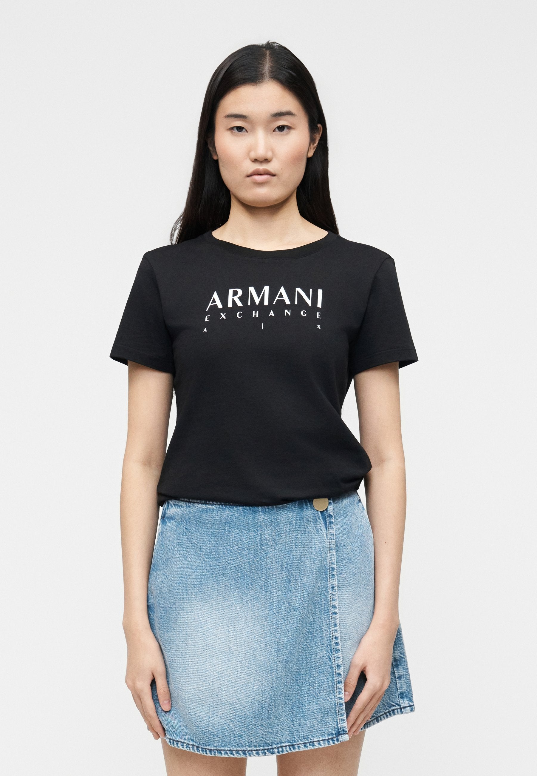Print T-shirt - black