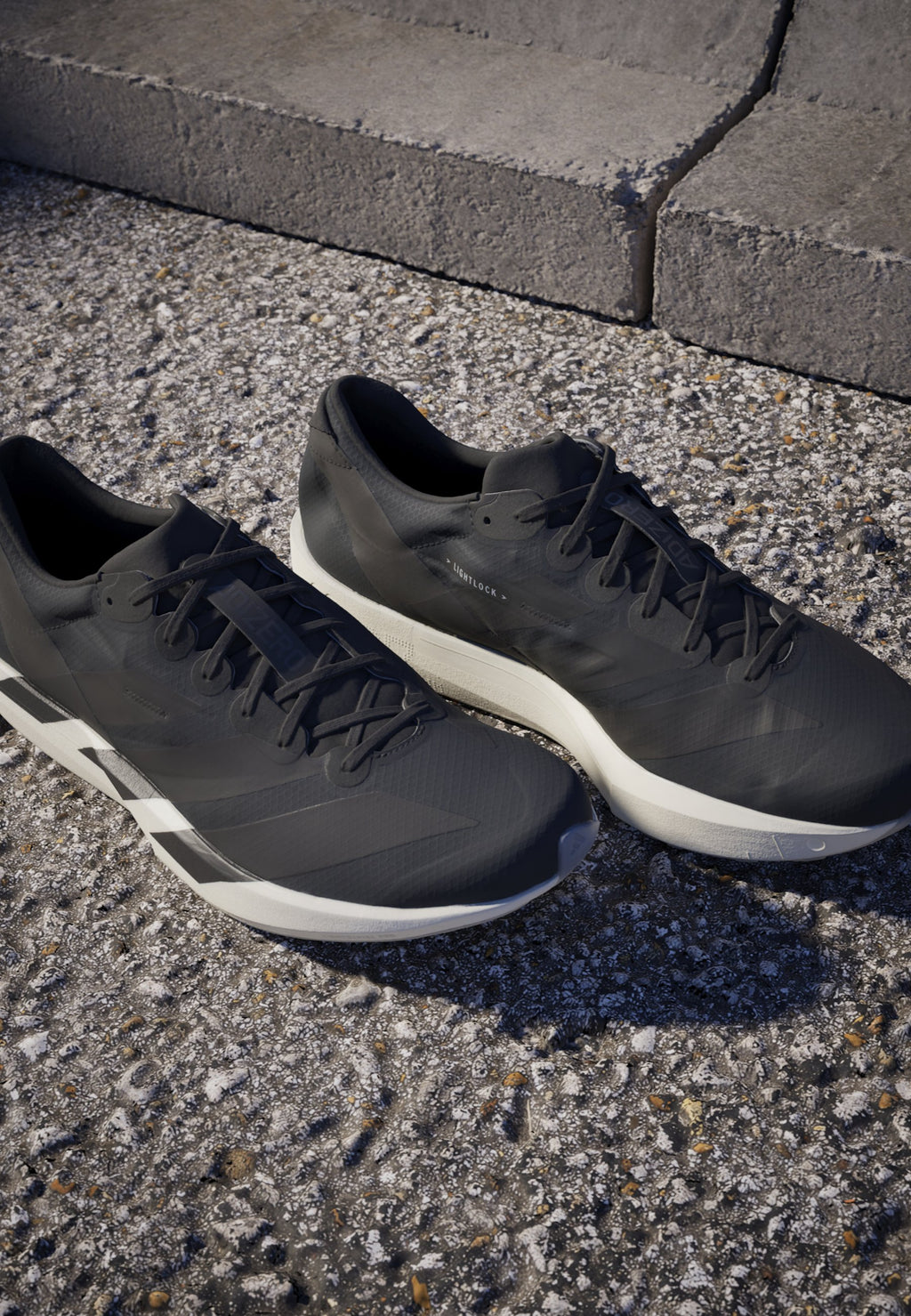 ADIZERO ADIOS 9 - Road running shoes - core black core black iron metallic