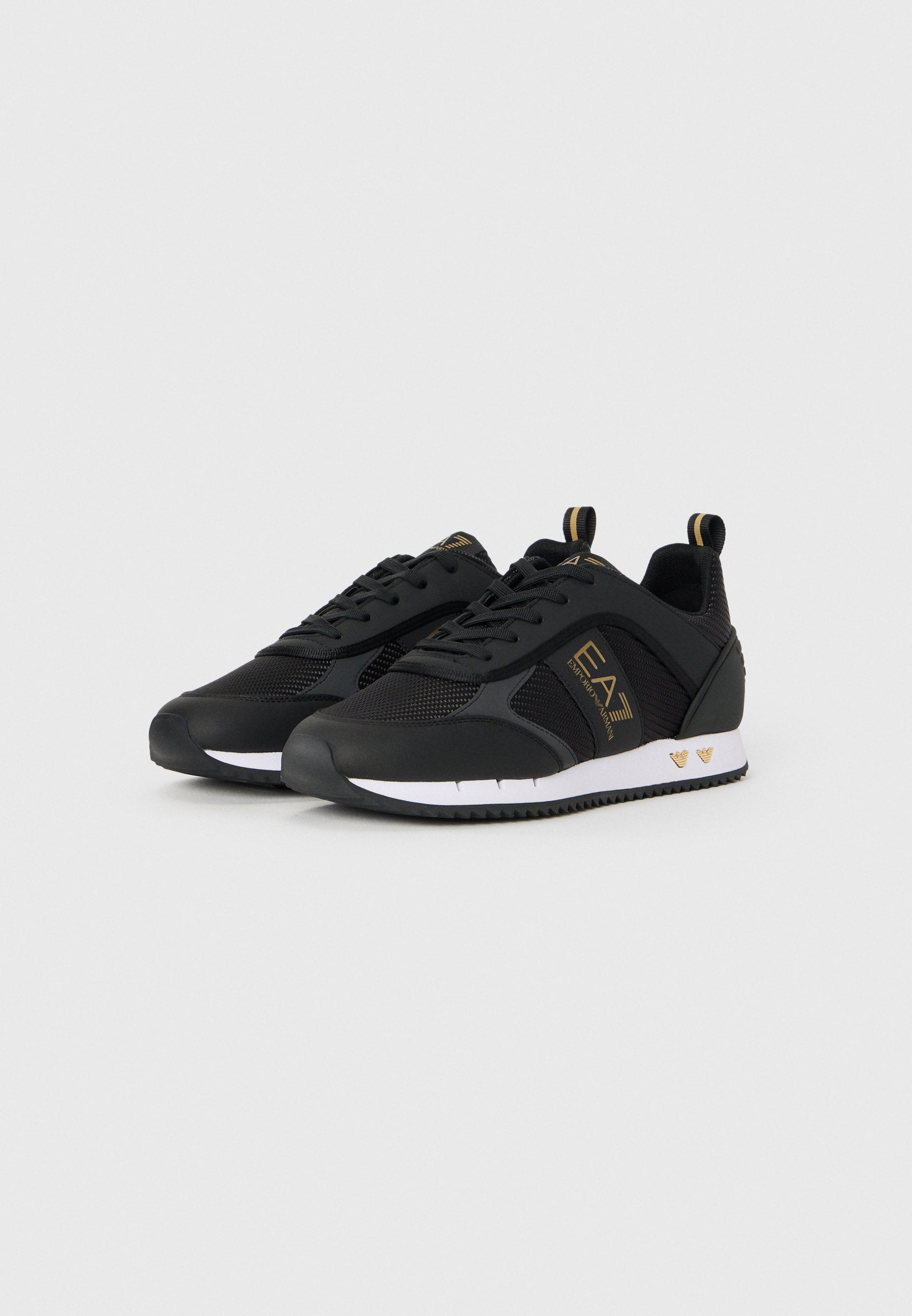 UNISEX - Trainers - black/gold-coloured/white