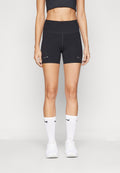 SWIFT SHORT - Short running tights - black/reflective silver