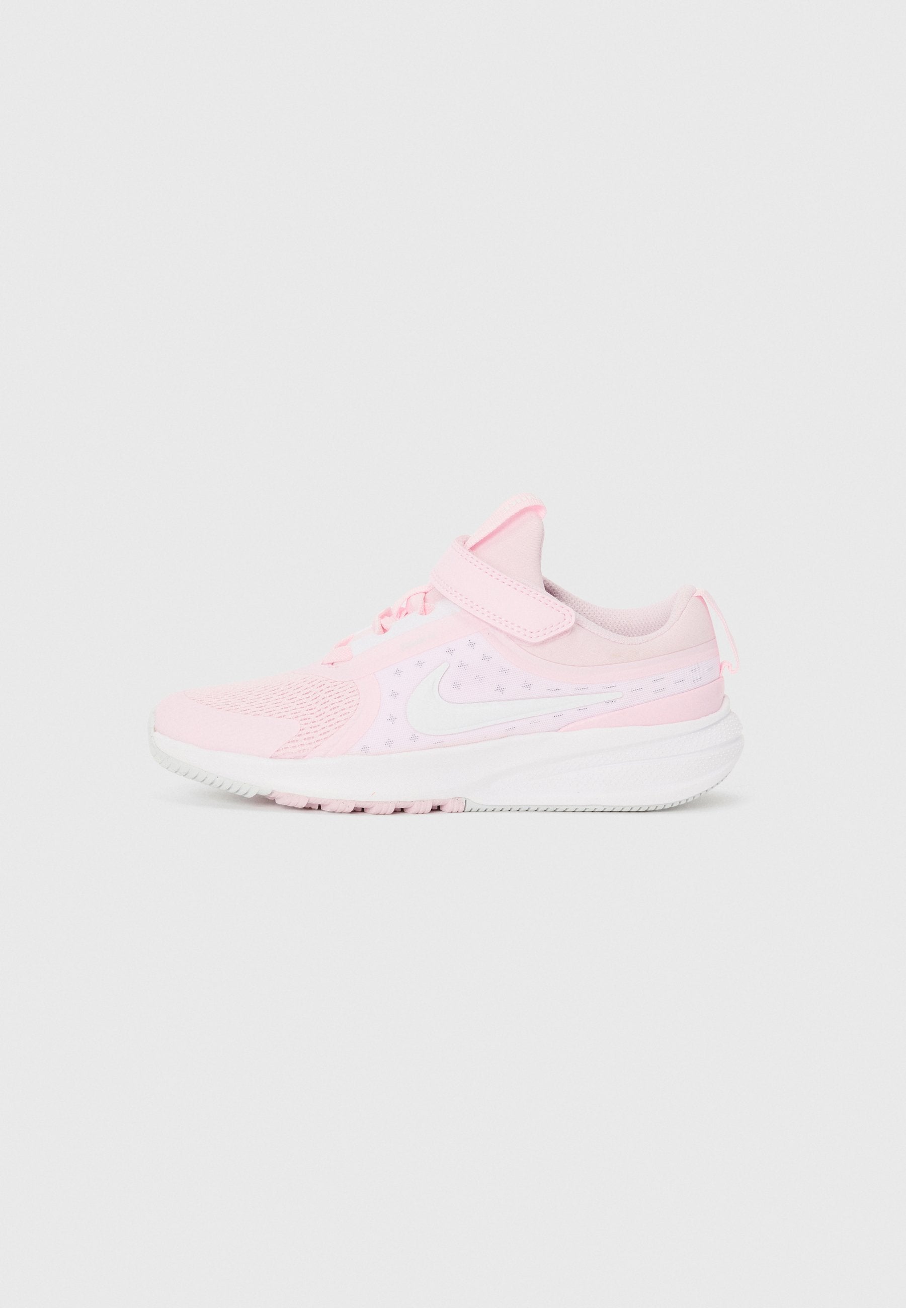 STAR RUNNER 5 UNISEX - Road running shoes - pink foam/white/pure platinum-coloured