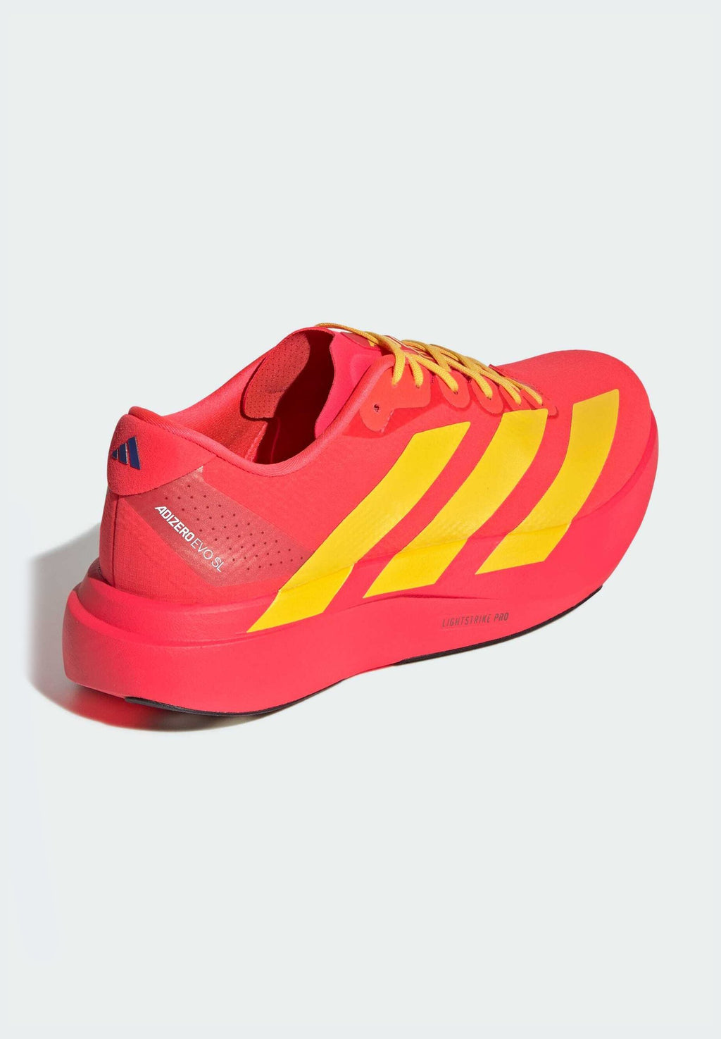 ADIZERO EVO SL WOVEN M - Trainers - lucid red bold gold semi lucid blue