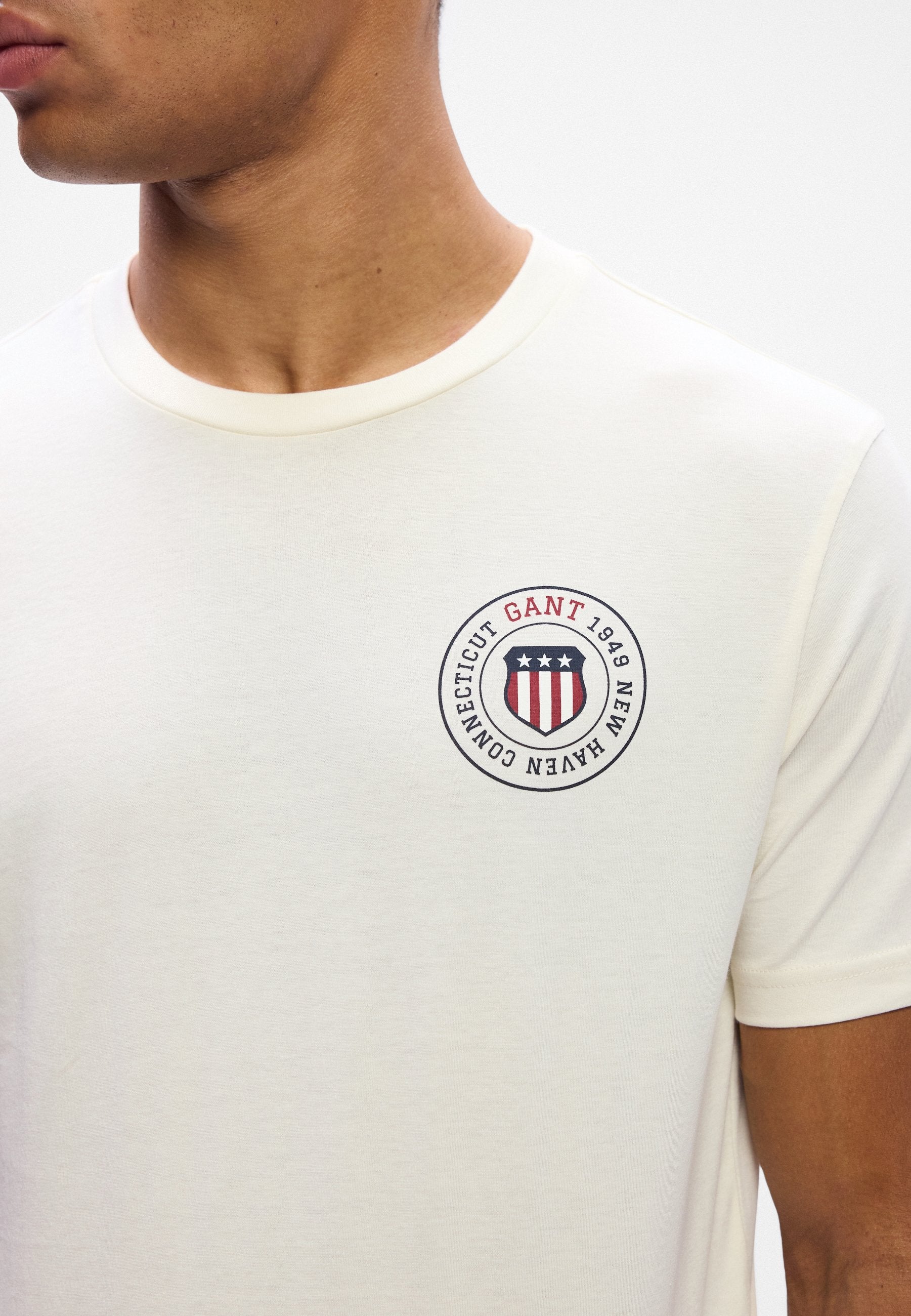GRAPHIC  - Print T-shirt - cream