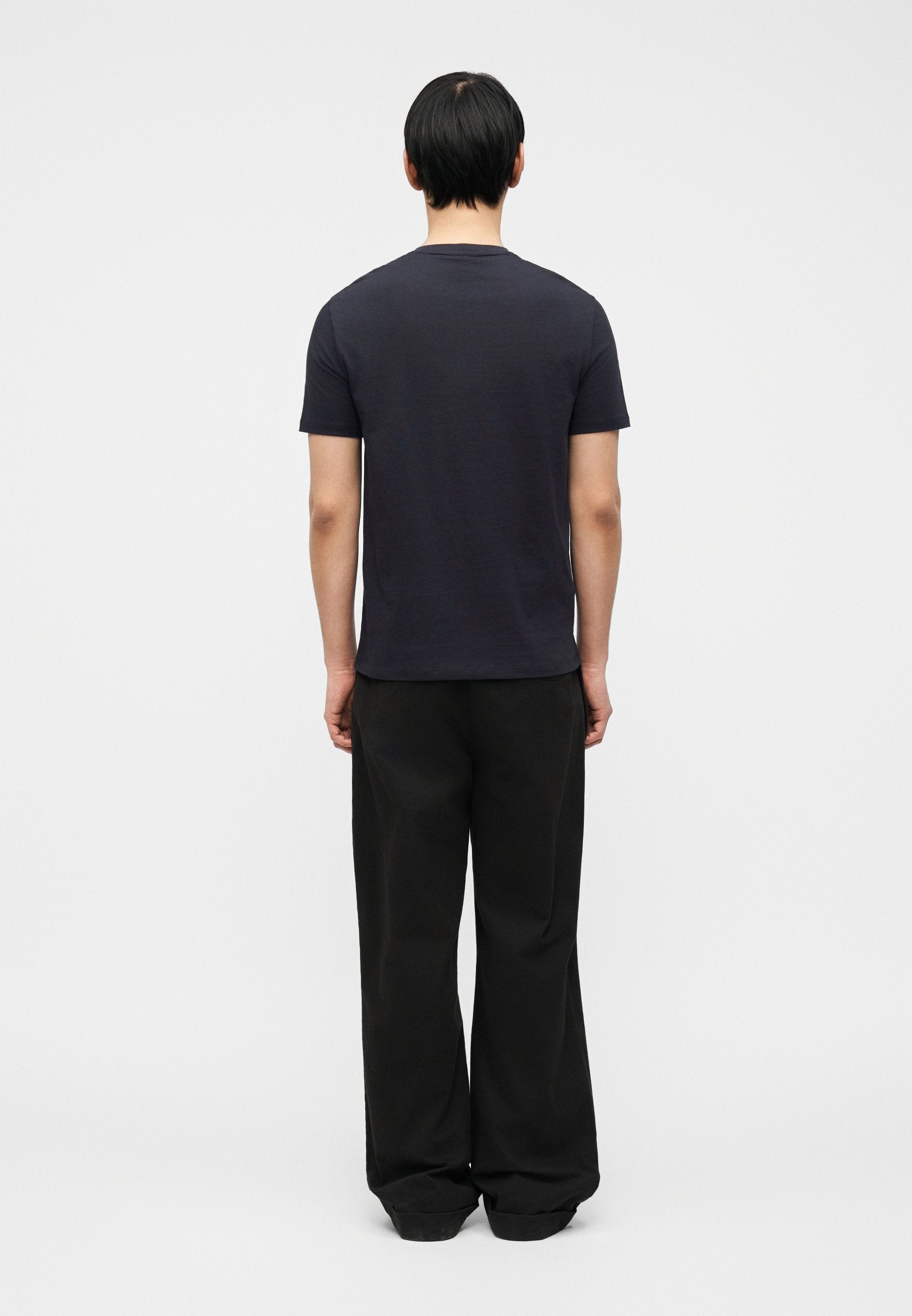 T-SHIRT SLIM FIT - Basic T-shirt - deep navy