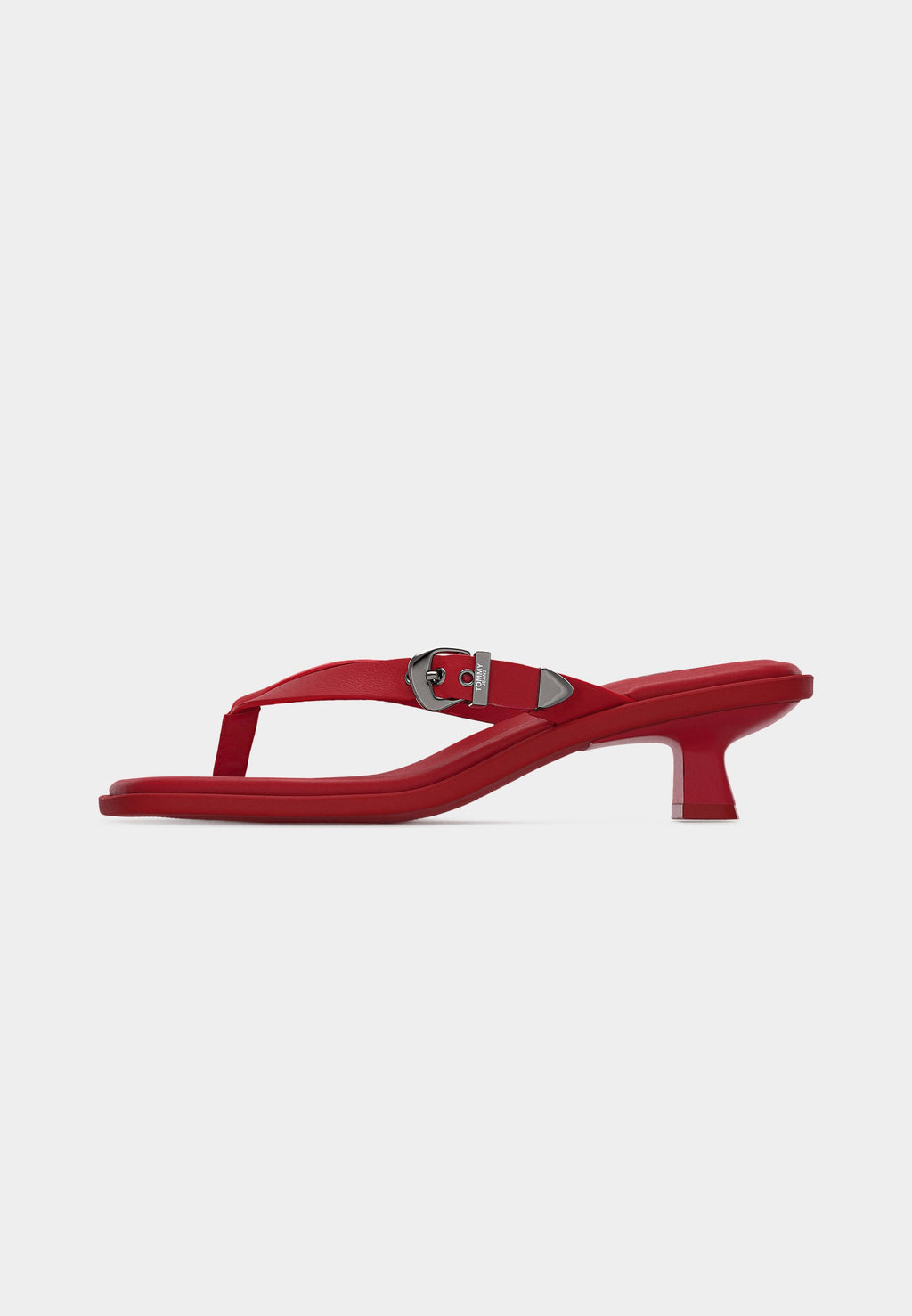 KITTEN HEEL - T-bar sandals - arizona red