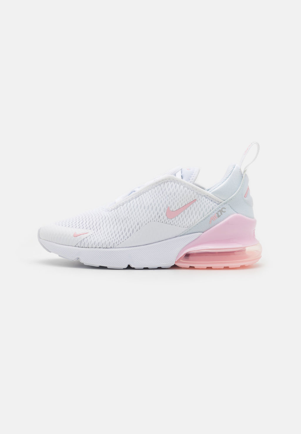 AIR MAX 270 UNISEX - Trainers - white/pink foam/light smoke grey