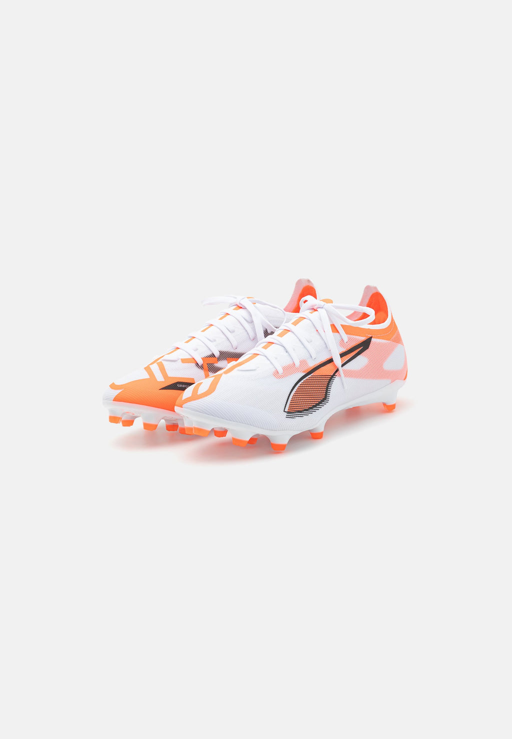 ULTRA 5 MATCH - Firm-ground football boots - white/black/glowing red