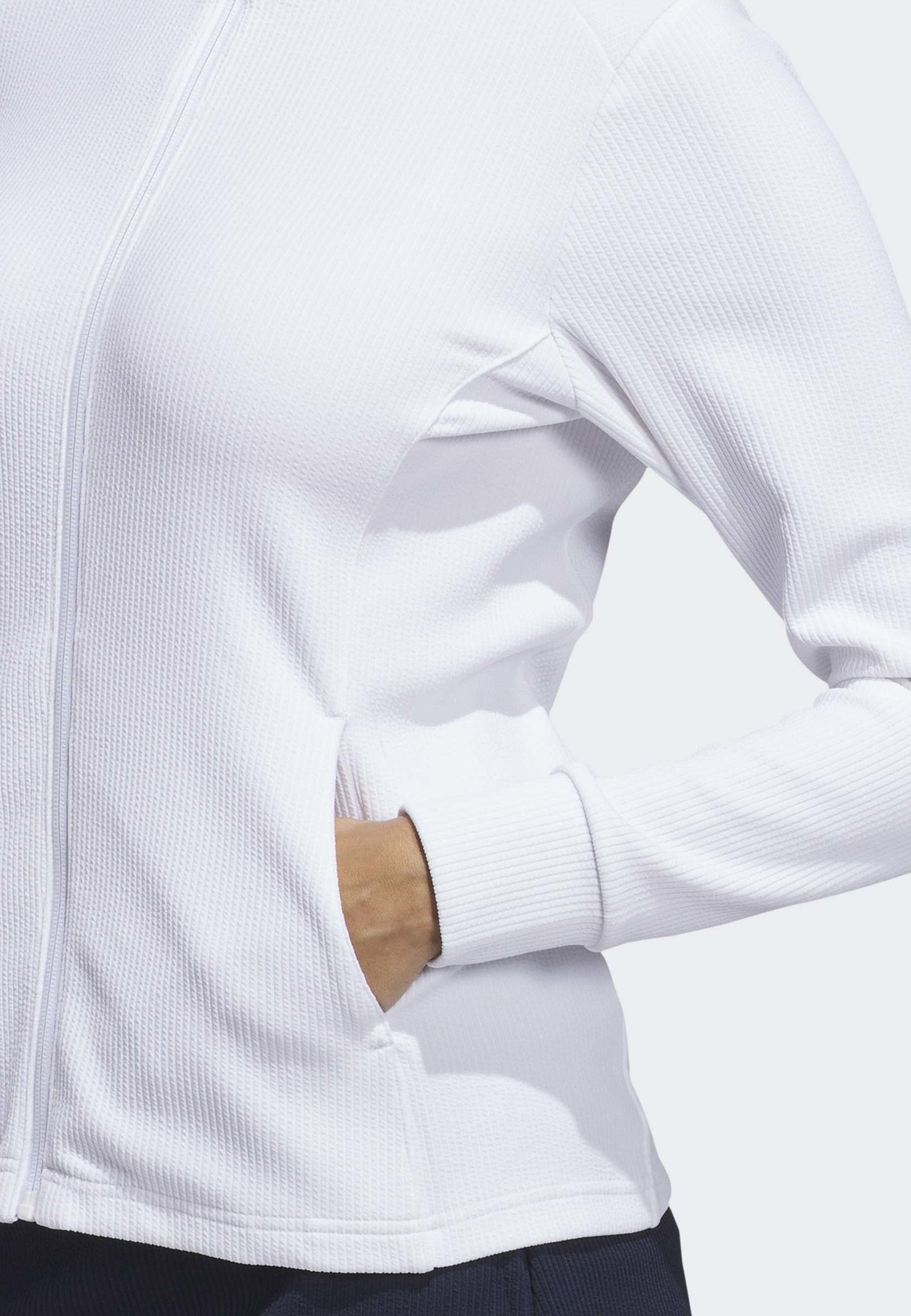 جاكيت PERFORMANCE TEXTURE FULL ZIP - جاكيت تدريب - أبيض
