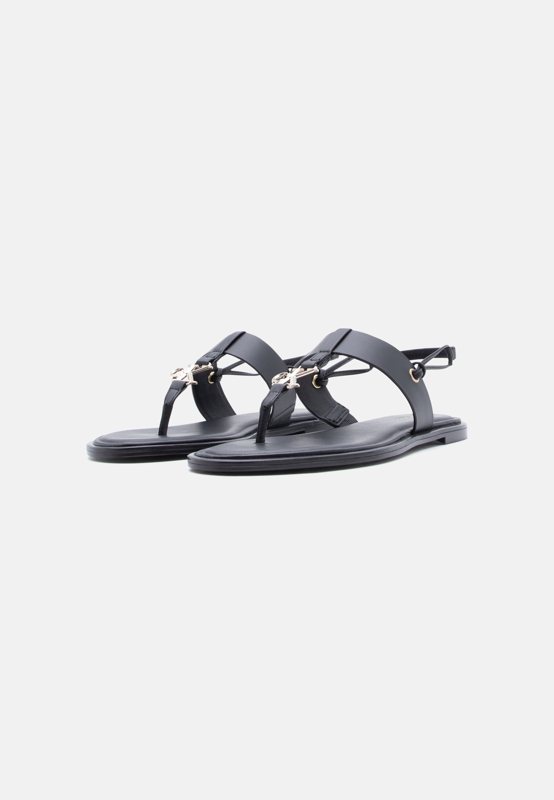 T-bar sandals - triple black