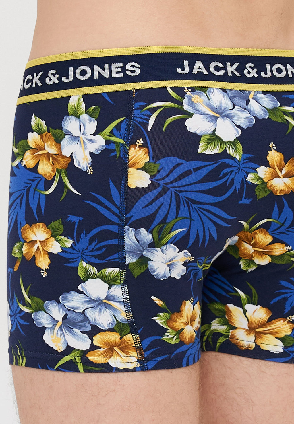 JACFLOWER TRUNKS 3 PACK - Trunks - black/bardaboes cherry/maritime blue
