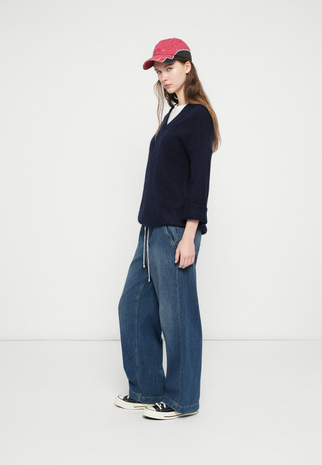 OLYMPUS - Wide Leg - dark blue