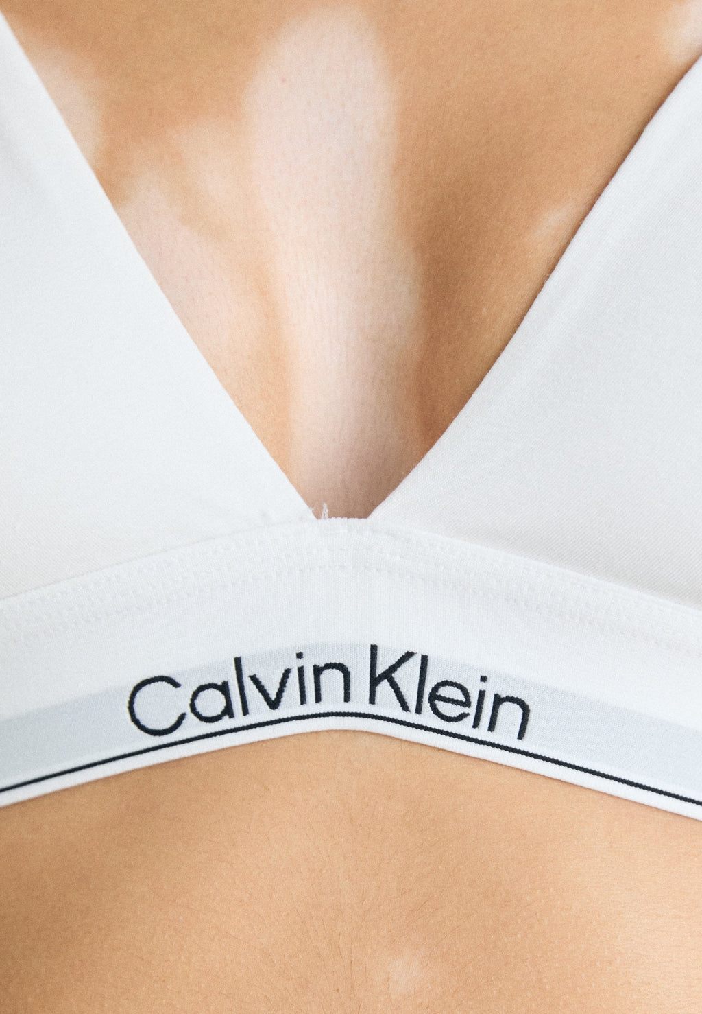 UNLINED ICON - Triangle bra - white