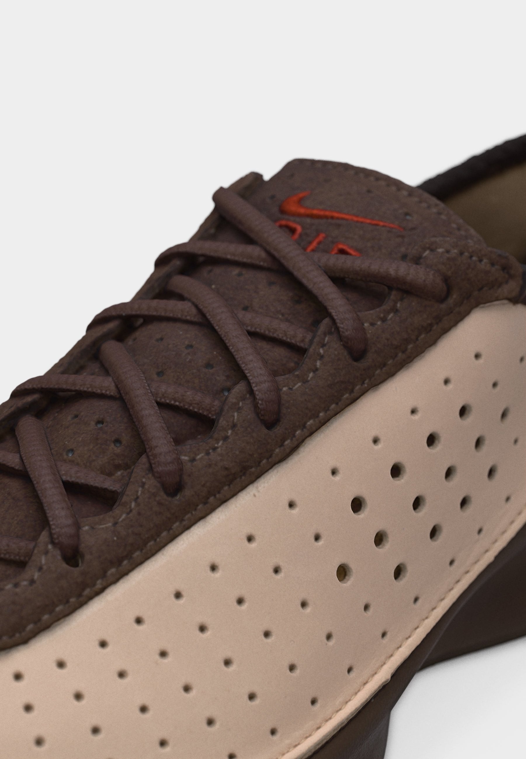 AIR SUPERFLY - Trainers - vast grey/burgundy ash/pearl pink/black