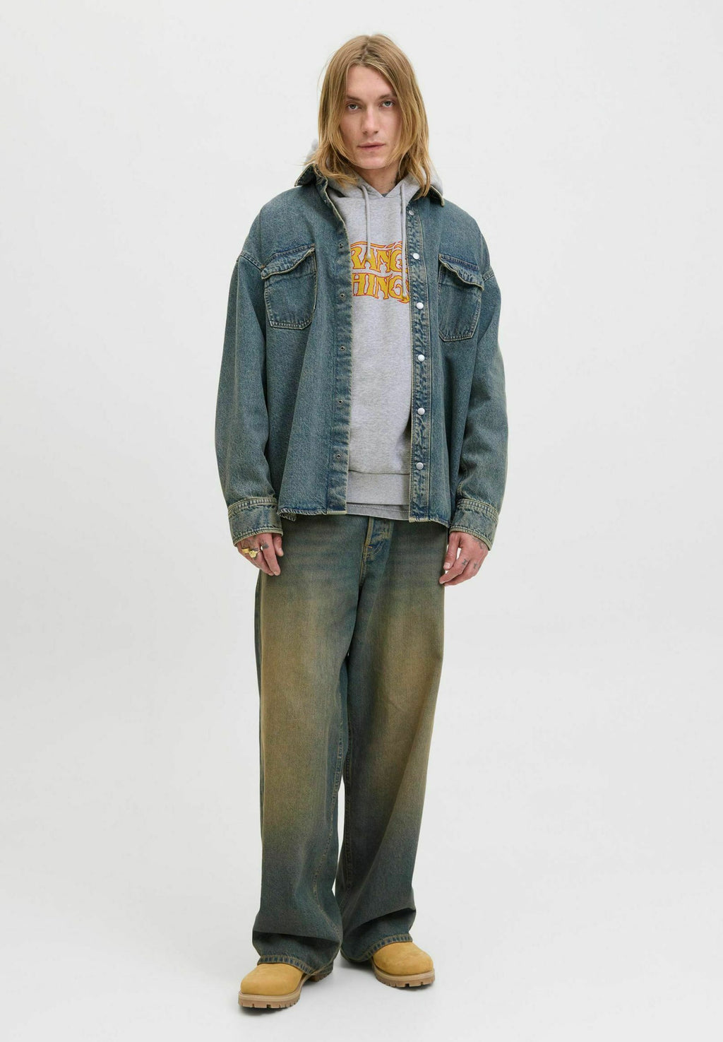 Stranger Things - Hoodie - light grey melange