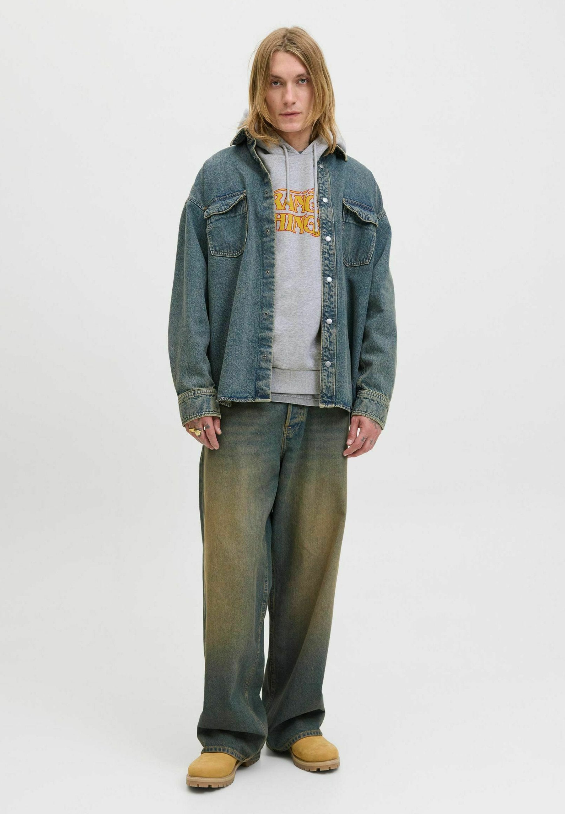 Stranger Things - Hoodie - light grey melange