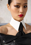 COLLAR AND TIE - Other accessories - white black