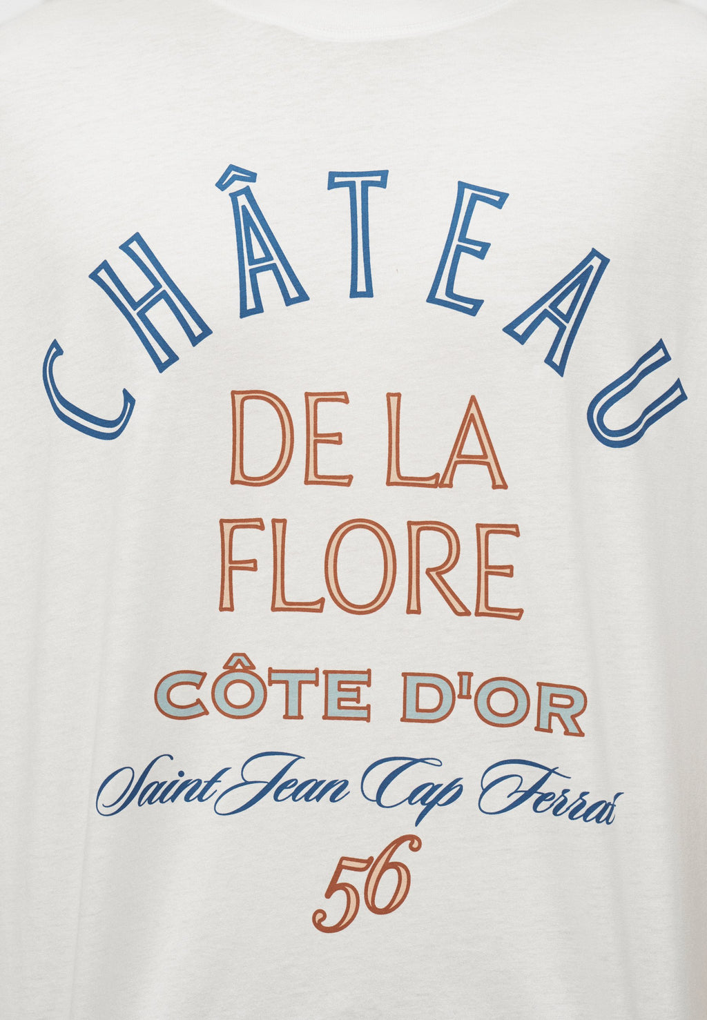 JORMENTON TYPO FRONT TEE CREW NECK - Print T-shirt - snow white