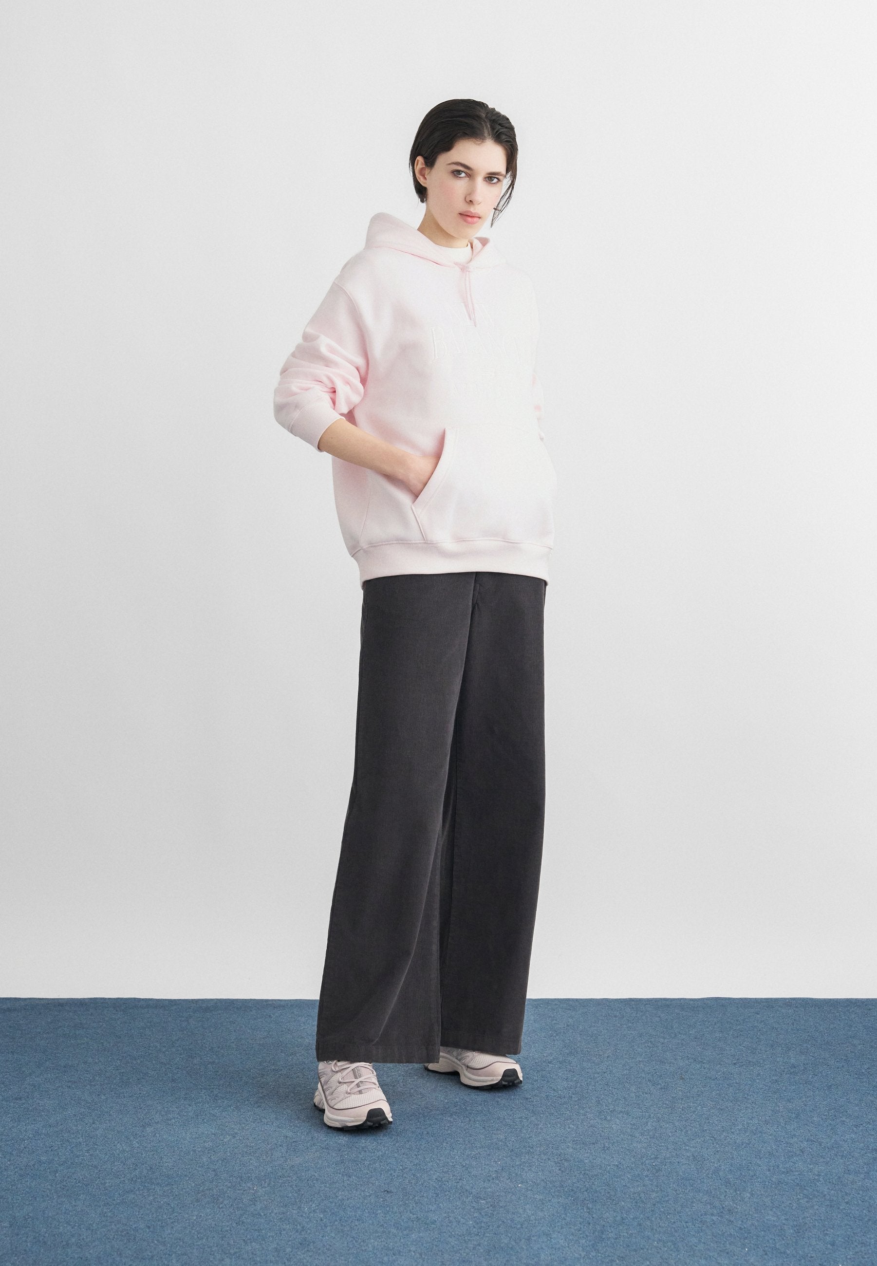 LINEAR HERITAGE HOODIE - Hoodie - pink salt