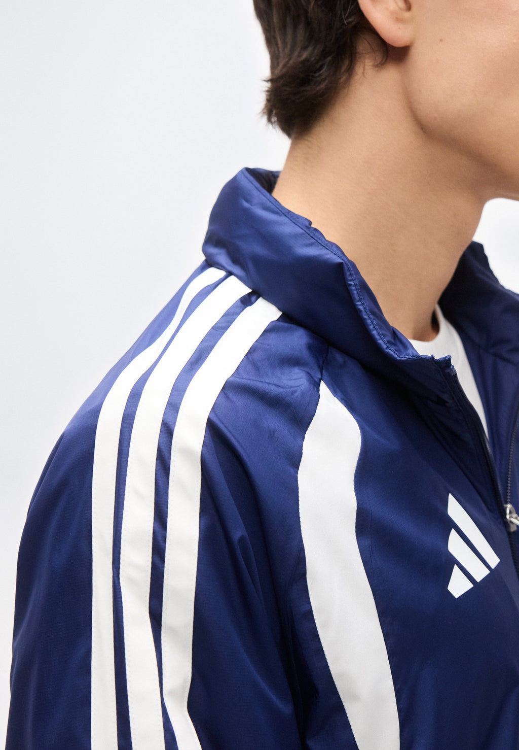 LIGUE TIRO26 - Coupe-vent - bleu marine 2/blanc