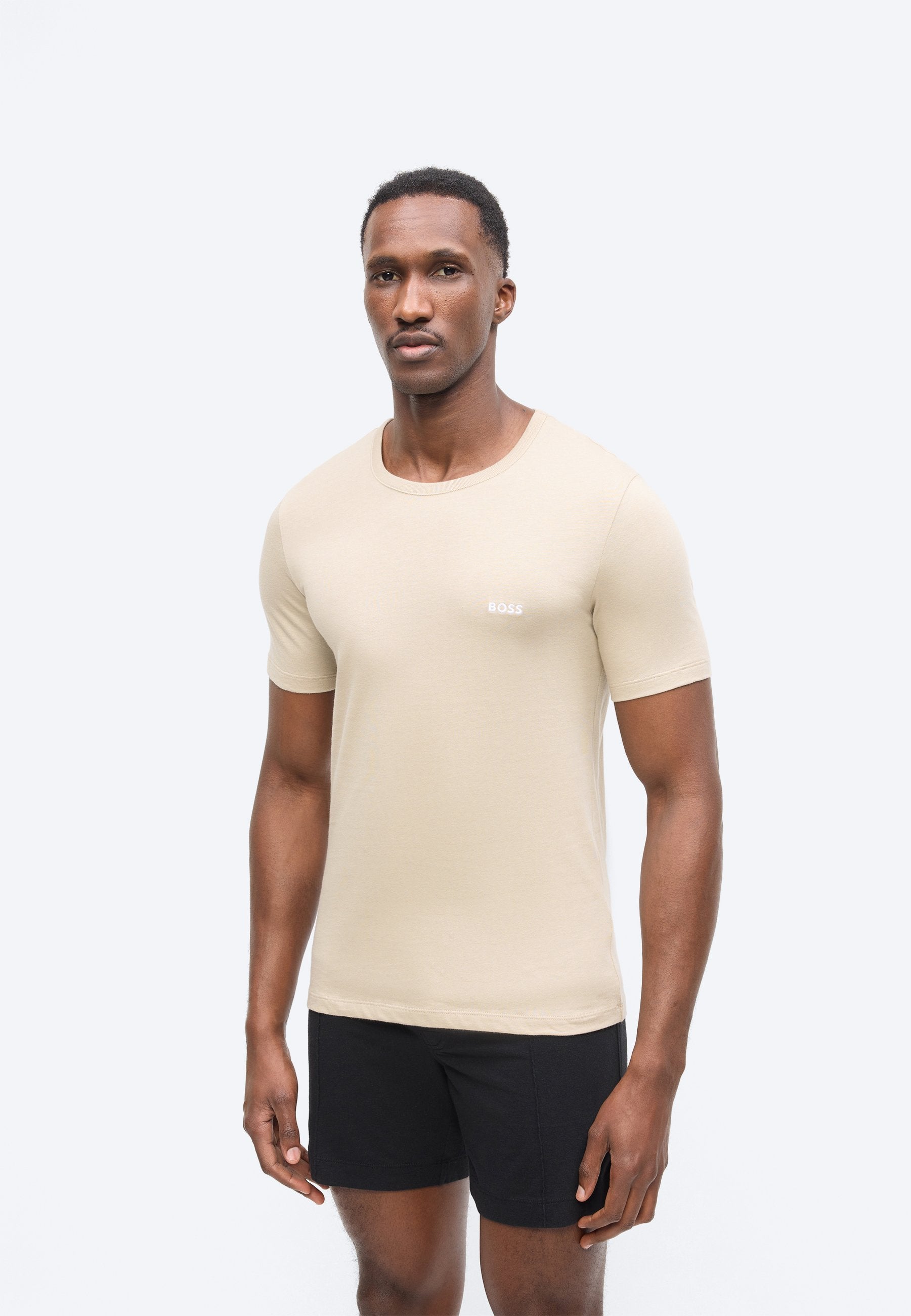 CLASSIC 3 PACK - Undershirt - white/light blue/beige