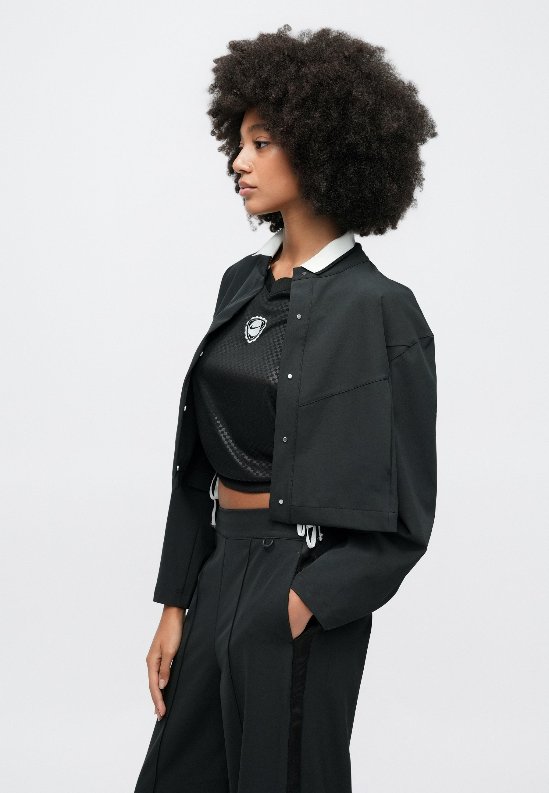 TEARAWAY - Trousers - black/smoke grey