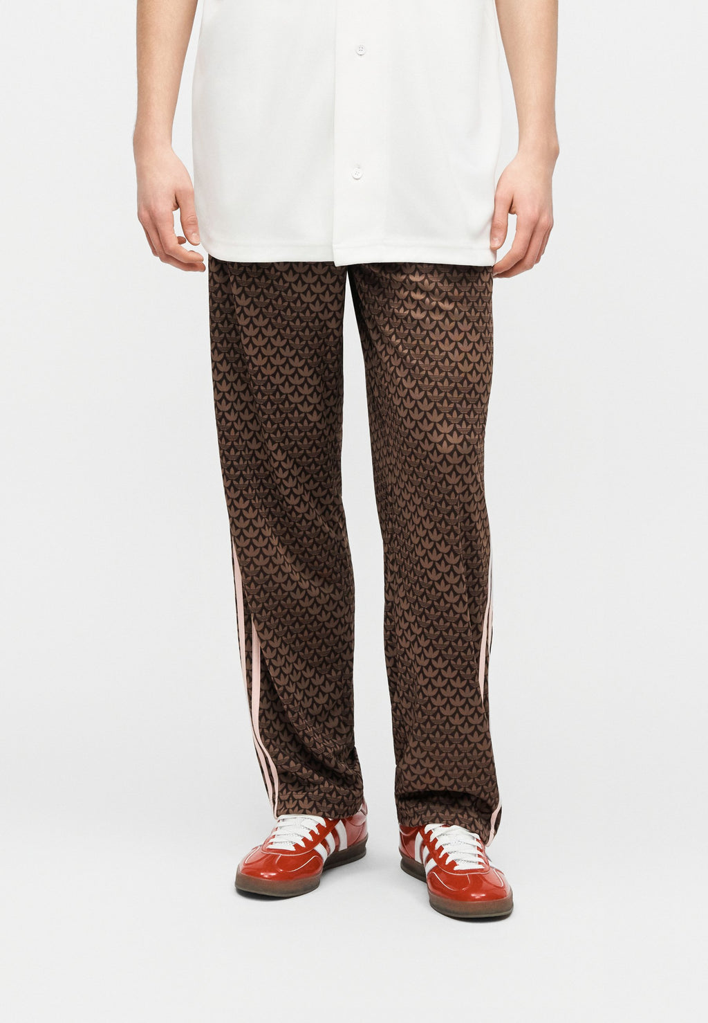 FIREBIRD MONOGRAM - Bas de survêtement - aurora coffee/earth strata/sandy pink