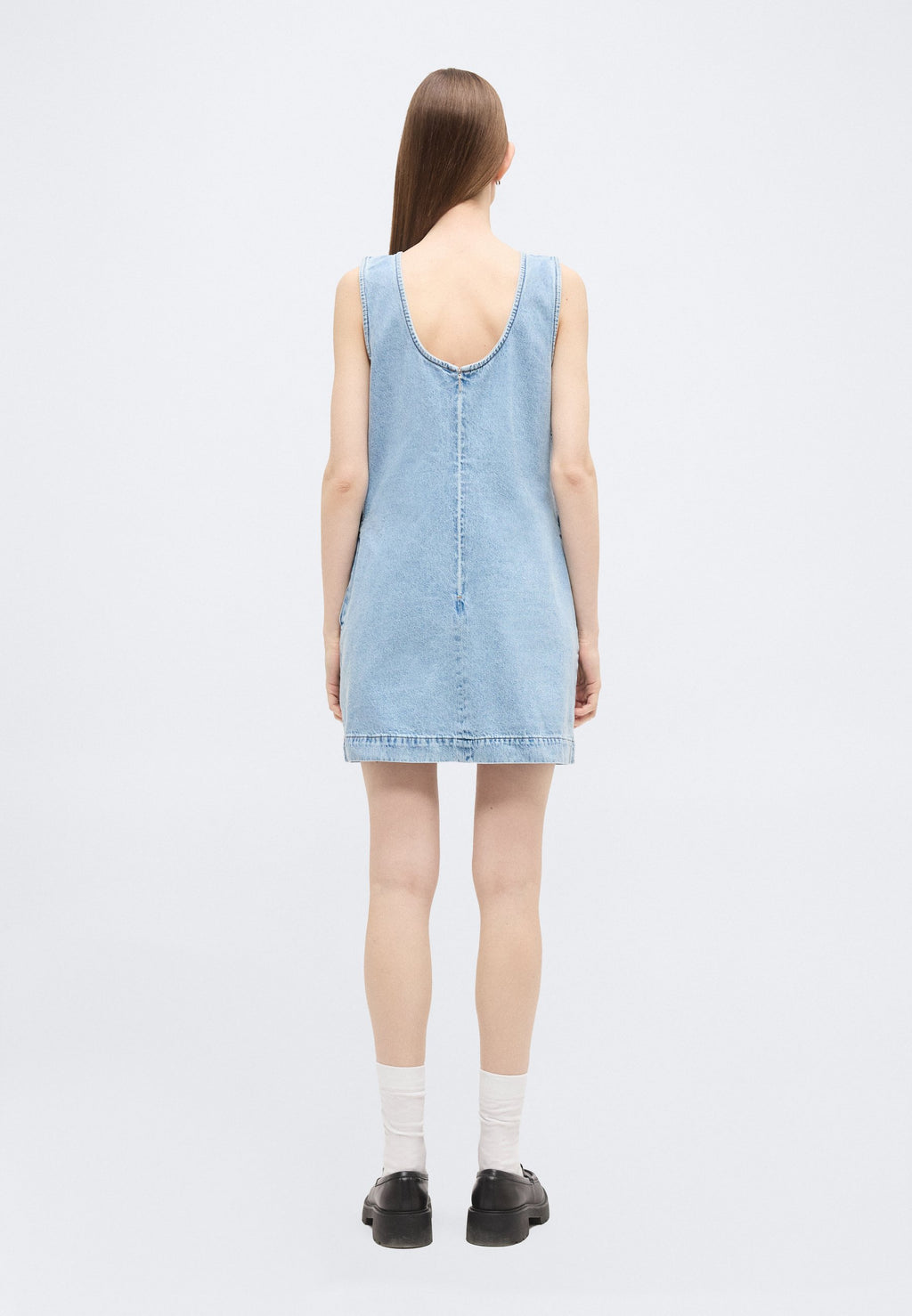 SHIFT DRESS  - Denim dress - coastal light